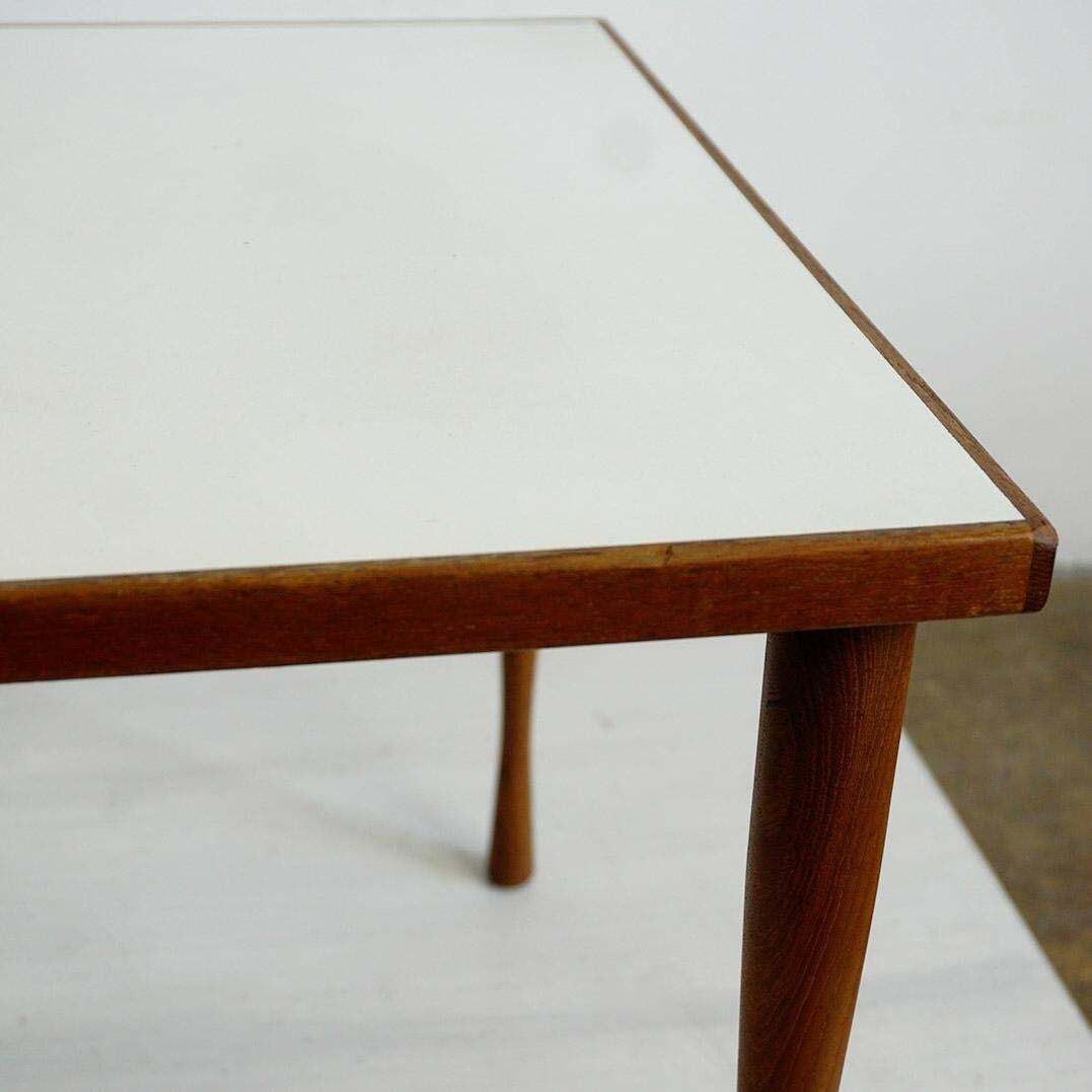 Scandinavian Modern Teak Side Table By Hans C. Andersen photo Furniture