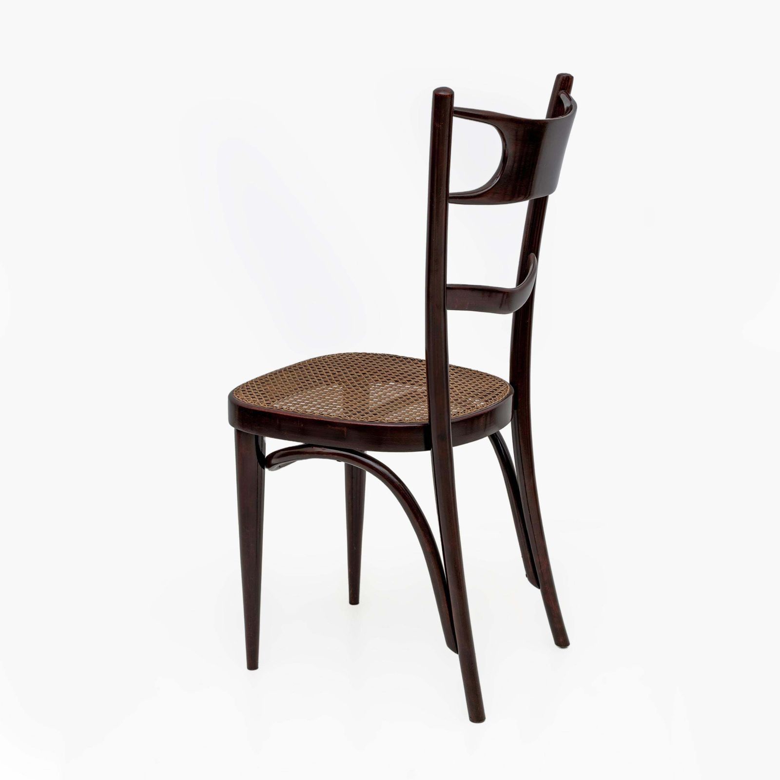 Furniture Set Six Early 20th Century Neapolitan Bent Beech Thonet Chairs Sautto & Liberale photo