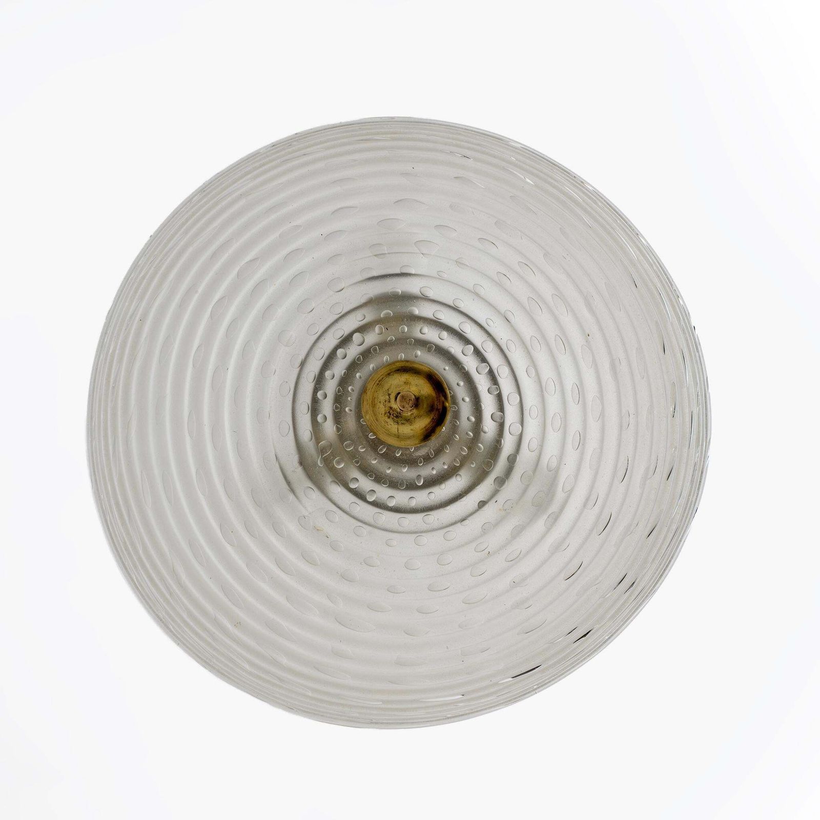Ercole Barovier Art Deco Murano Glass Italian Pendant Chandelier "Pulegoso", 30s photo vinterior