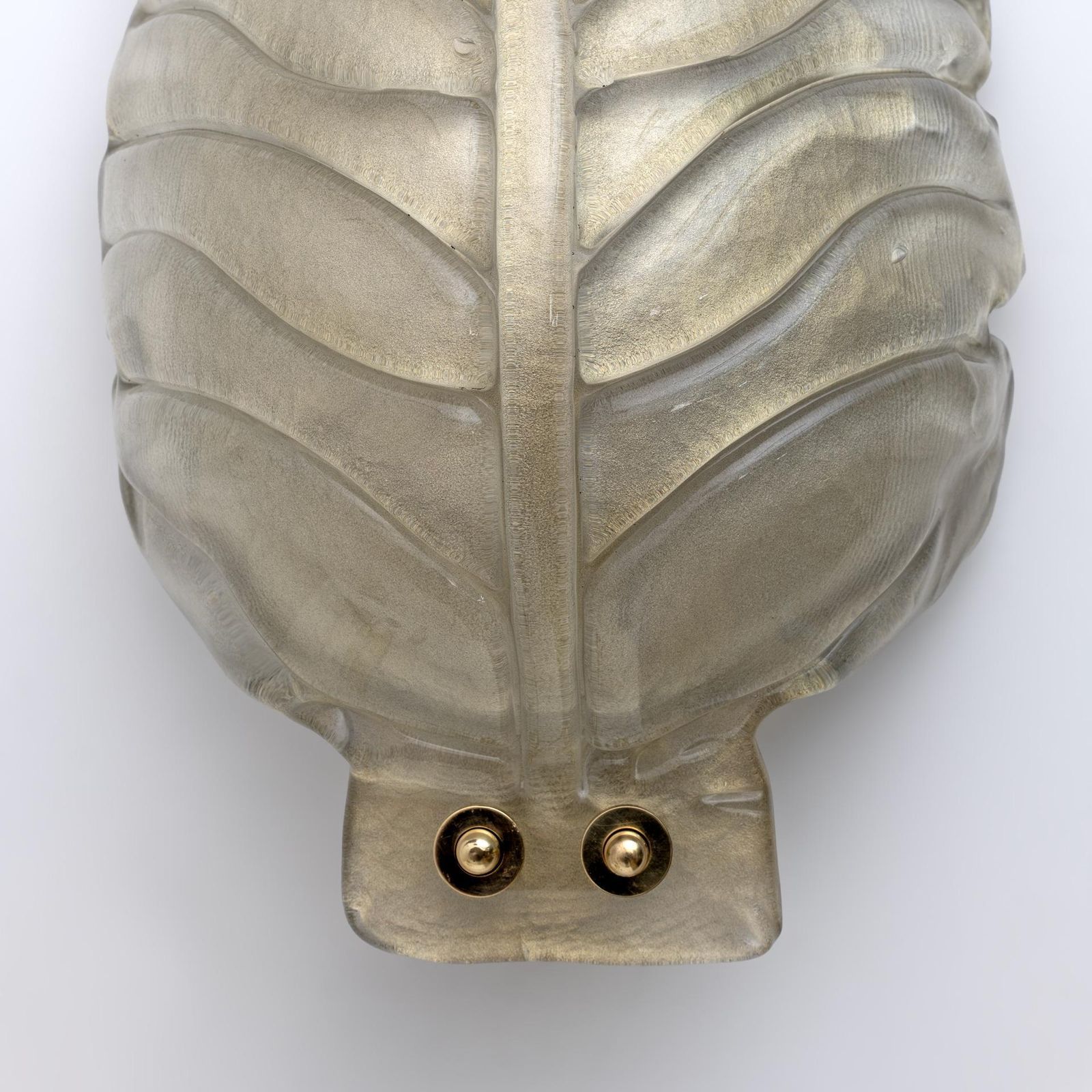 photo furniture Pair Of Barovier & Toso Style Mid Century Modern Murano Glass Gold Leaf Sconces