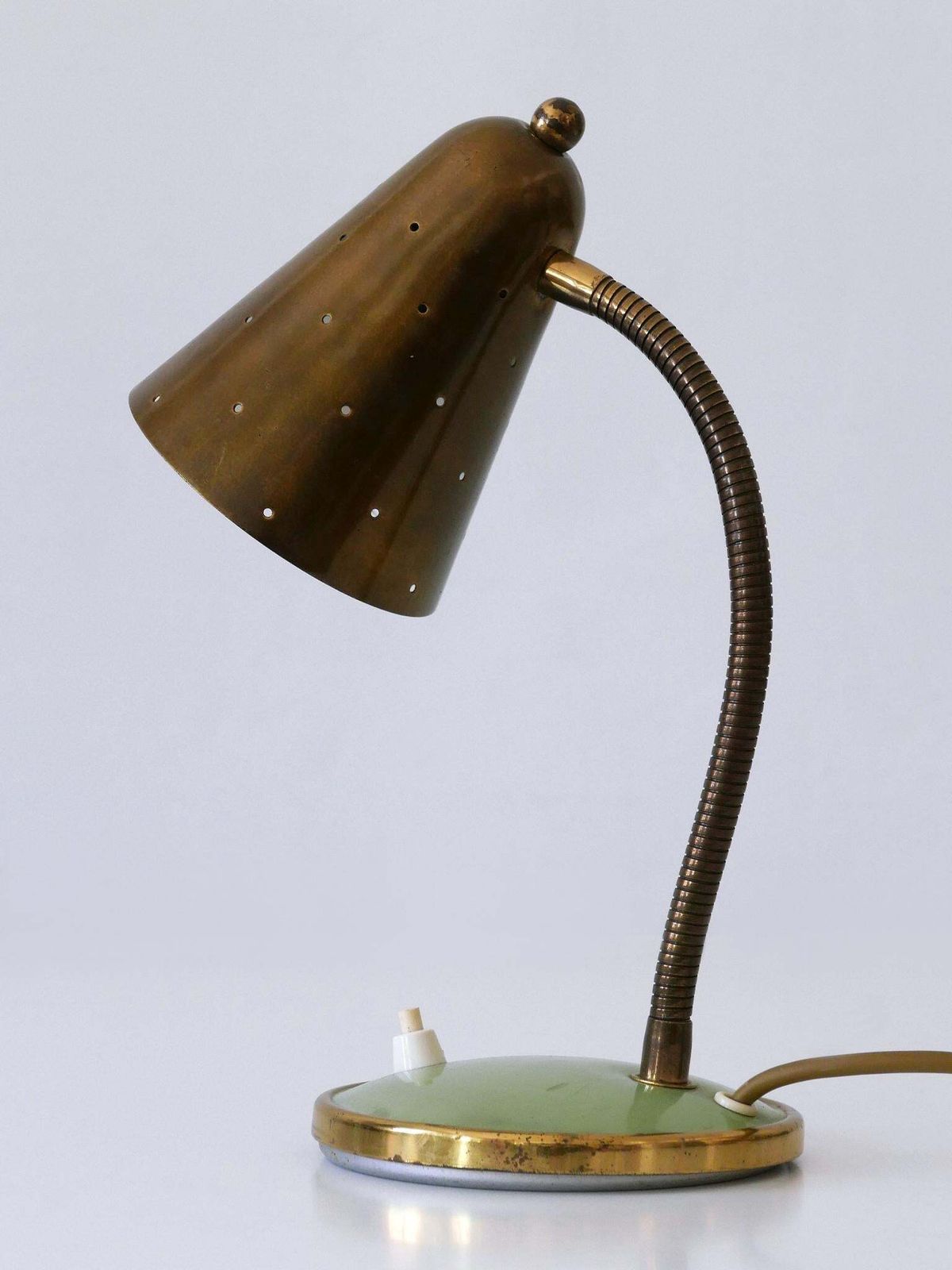 photo buy Mid Century Desk Light Or Table Lamp By Vereinigte Werkstätten Germany 1950s
