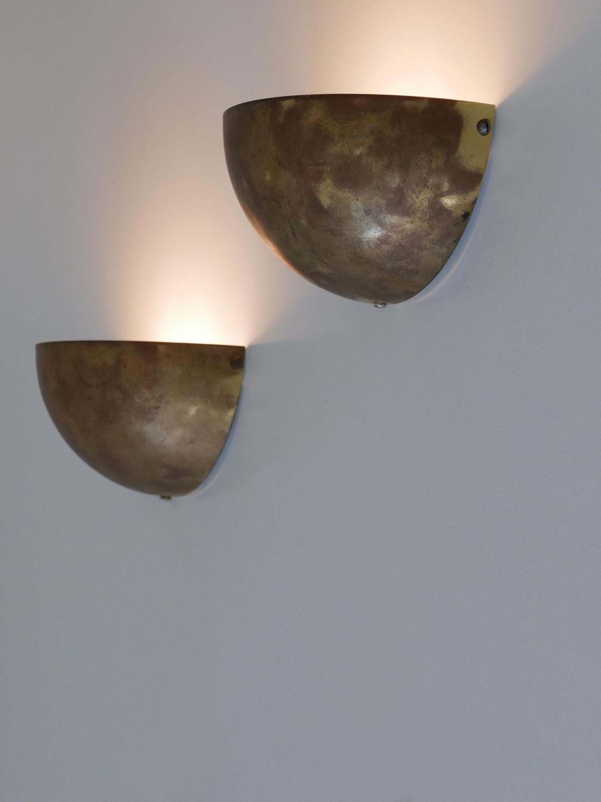 Set Of Seven Mid Century Sconces Or Wall Lights By Bankamp Leuchten Germany photo vintage