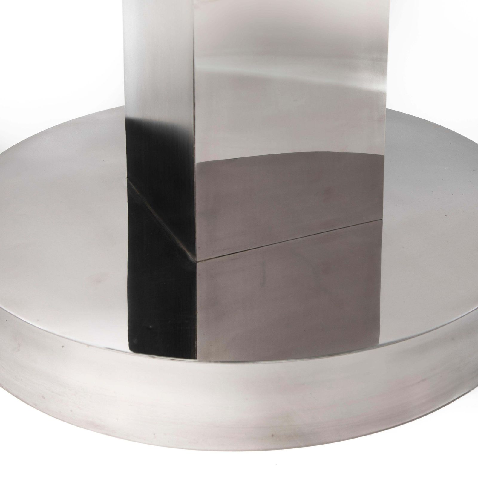 5833.0 Mid Century Italian Cactus Shaped Dining Table Stainless Steel Veneer 1970s photo