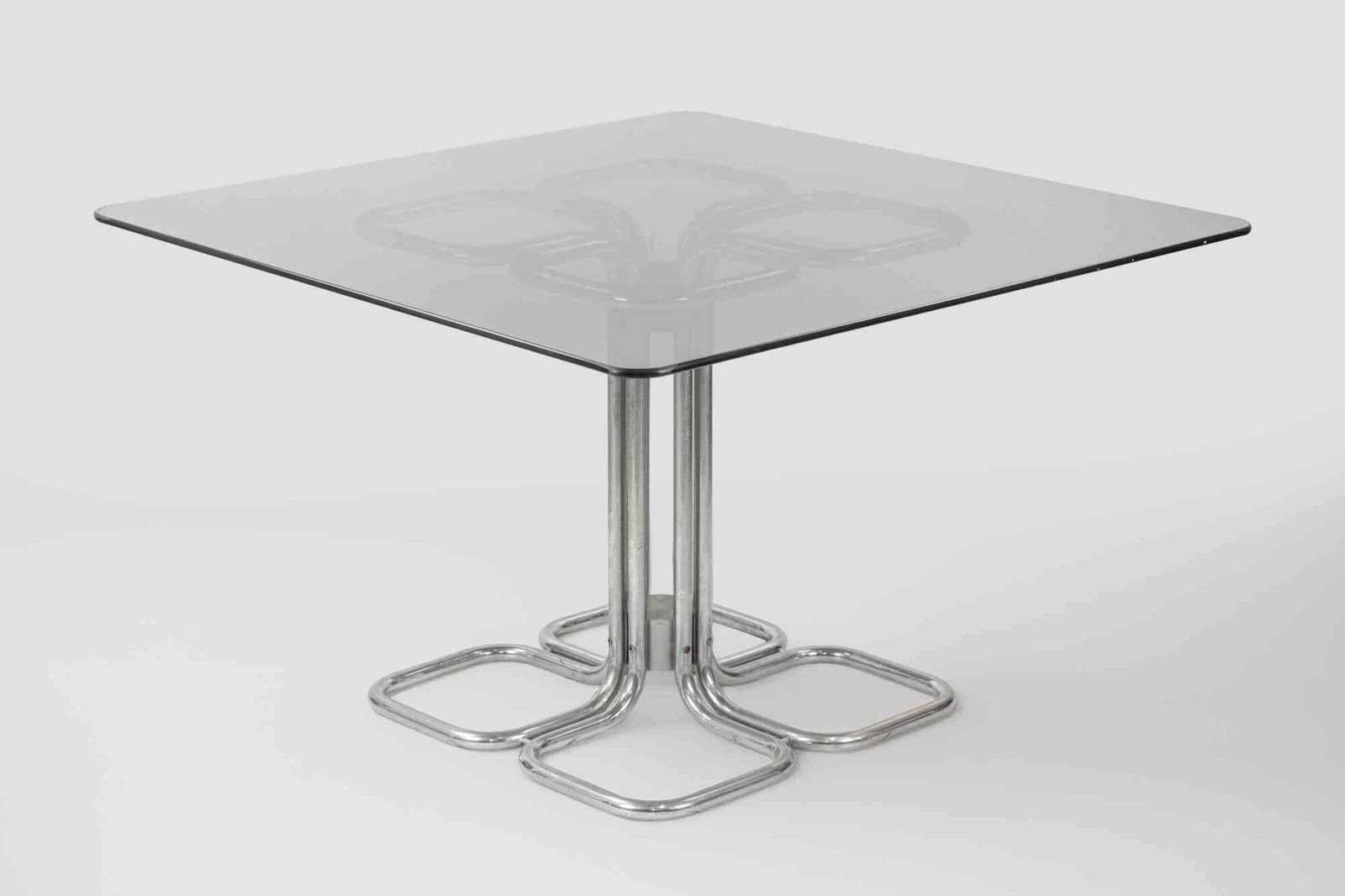 Mid Century Dining Table Attr. To Giotto Stoppino, Italy, 1970s photo for sale