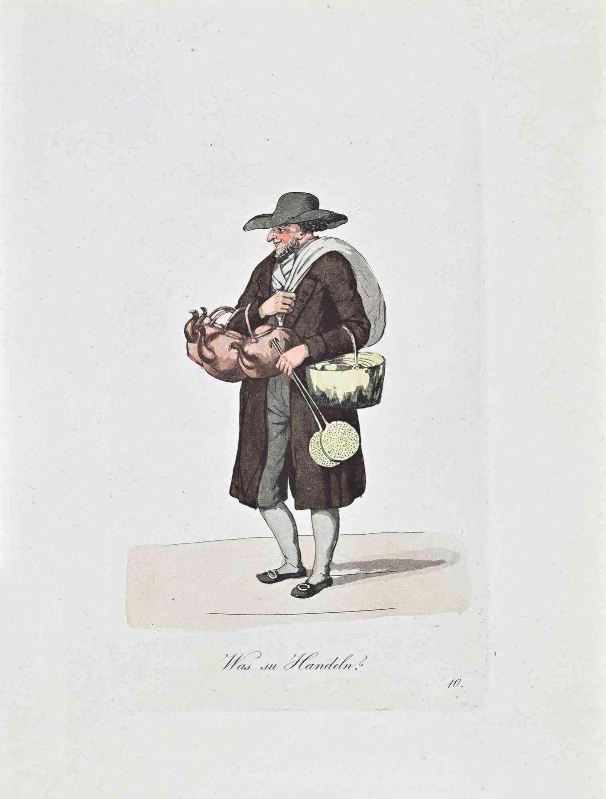 Christoph Suhrwas Su Ilandeln?   Etching By Christoph Suhr   18081808