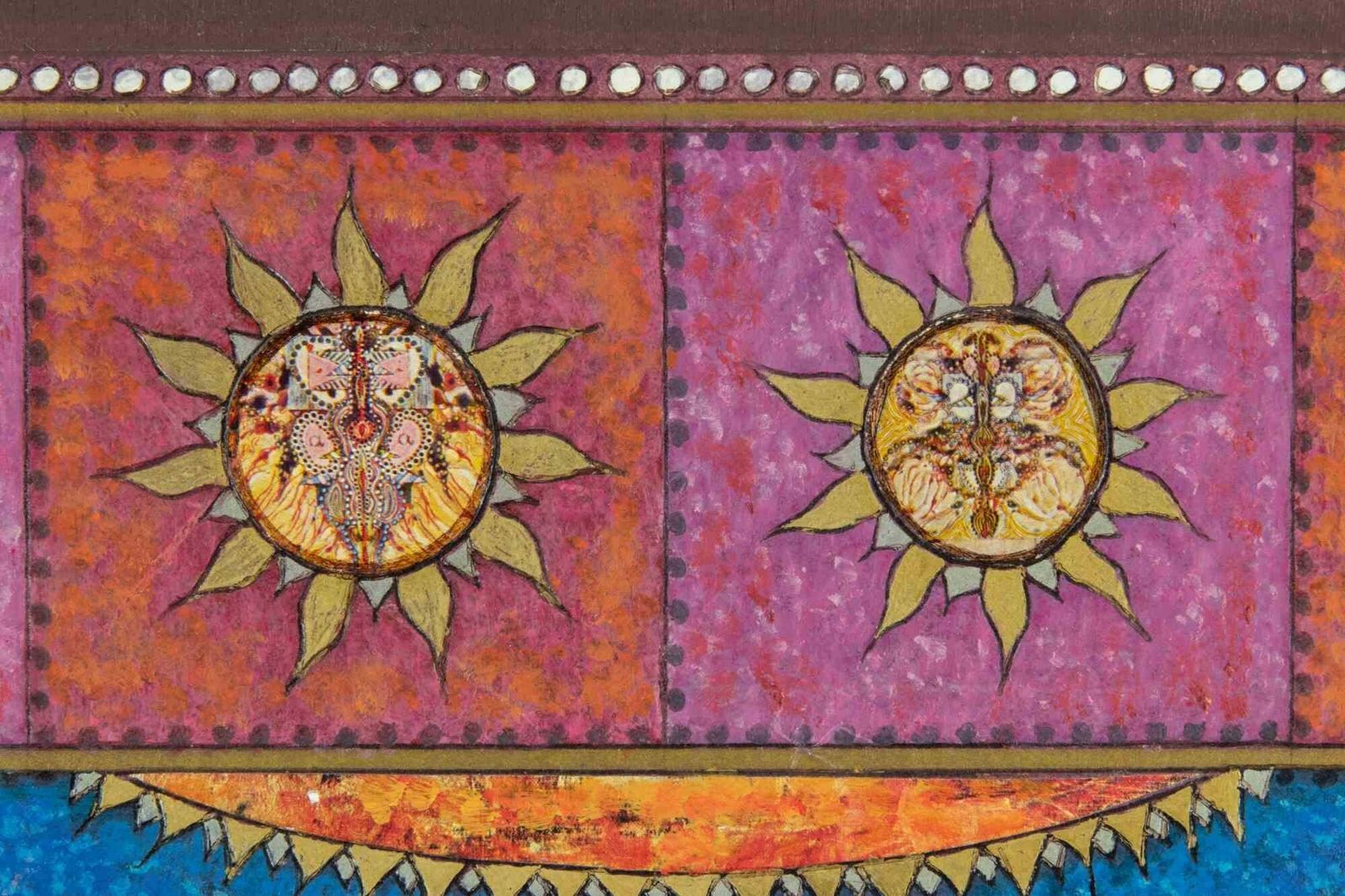 Mino Menoman And Universe   Oil Paint By Mino Meno   1970s1970s photo Art