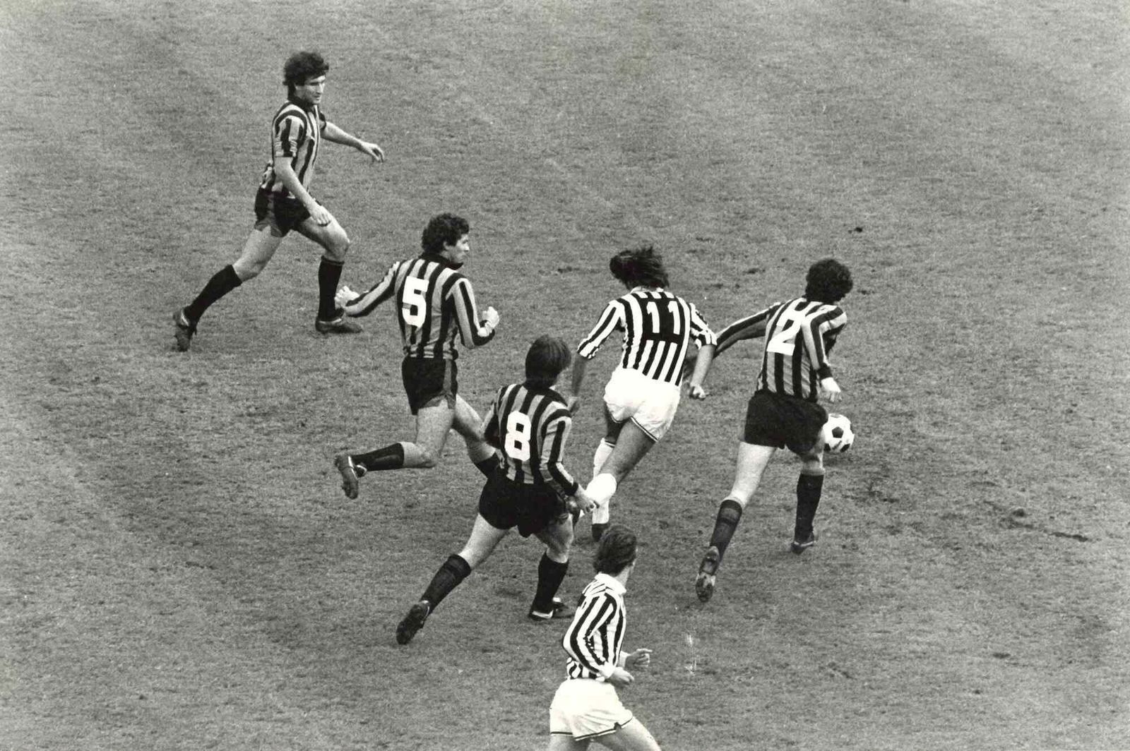 Unknownjuventus Vs Inter In 1970s   Vintage Photo   1970s1970s