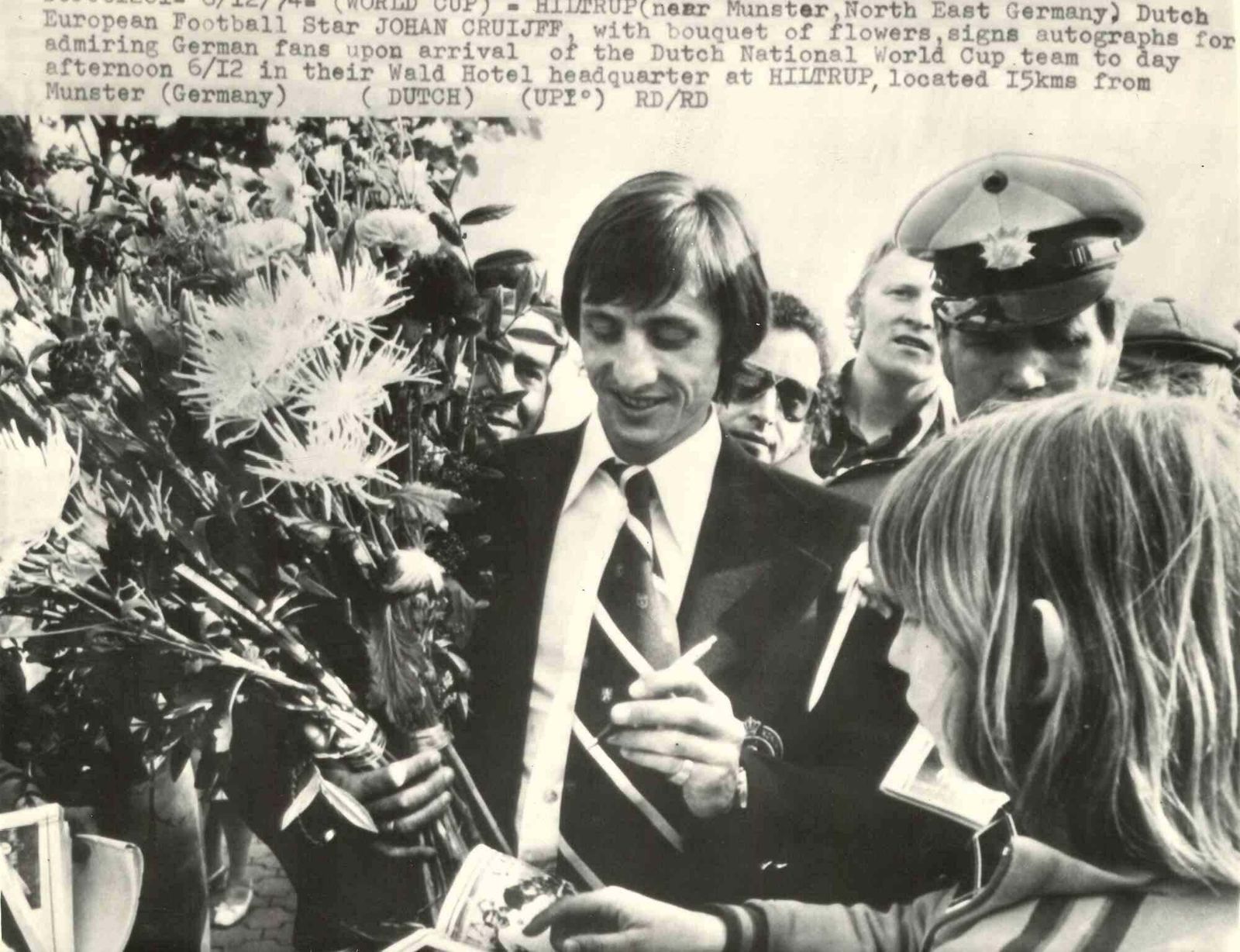 Unknownportrait Of Johan Cruyff   Vintage Photo   1980s1980s