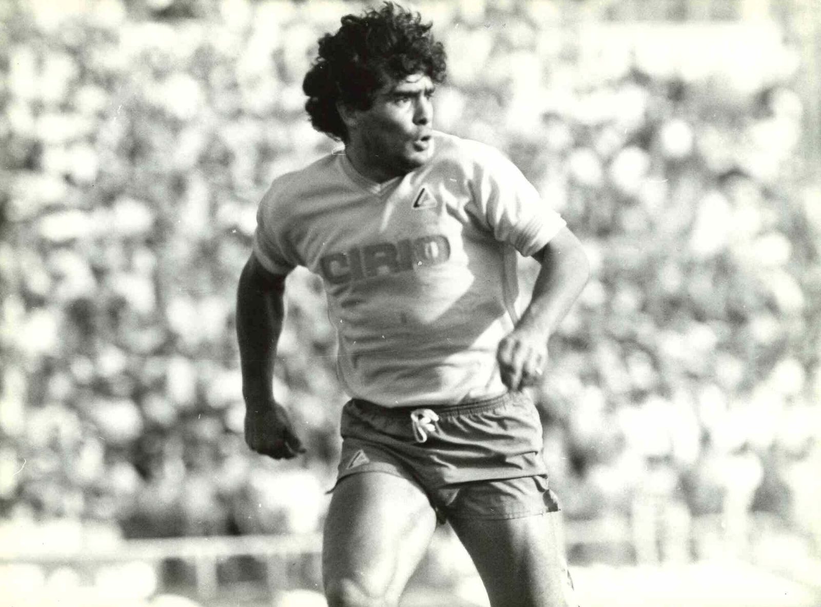 Unknownportrait Of Diego Armando Maradona   Vintage Photo   1980s1980s