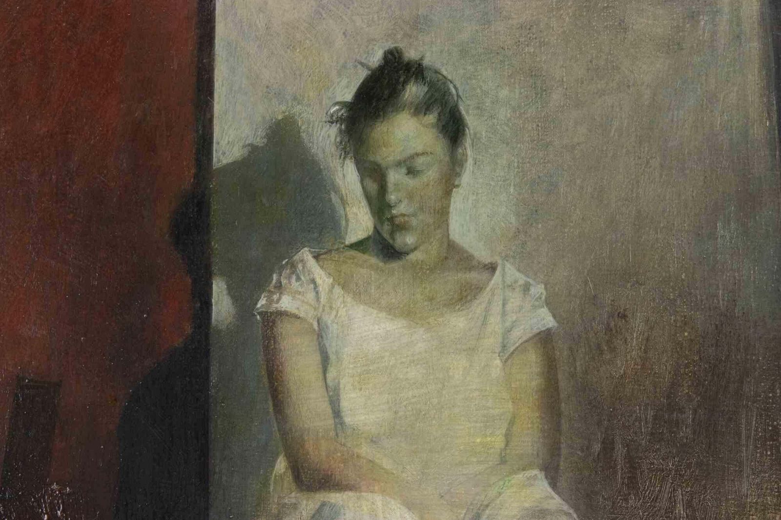 Giorgio Scalcoritrattino Di Ginny   Oil Paint By Giorgio Scalco   19831983