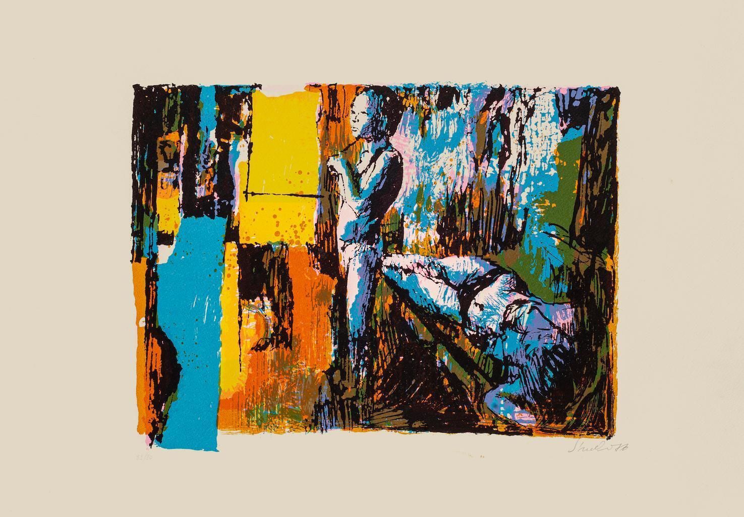 Nicola Simbariwoman   Screen Print By Nicola Simbari   1975 Ca1975 Ca