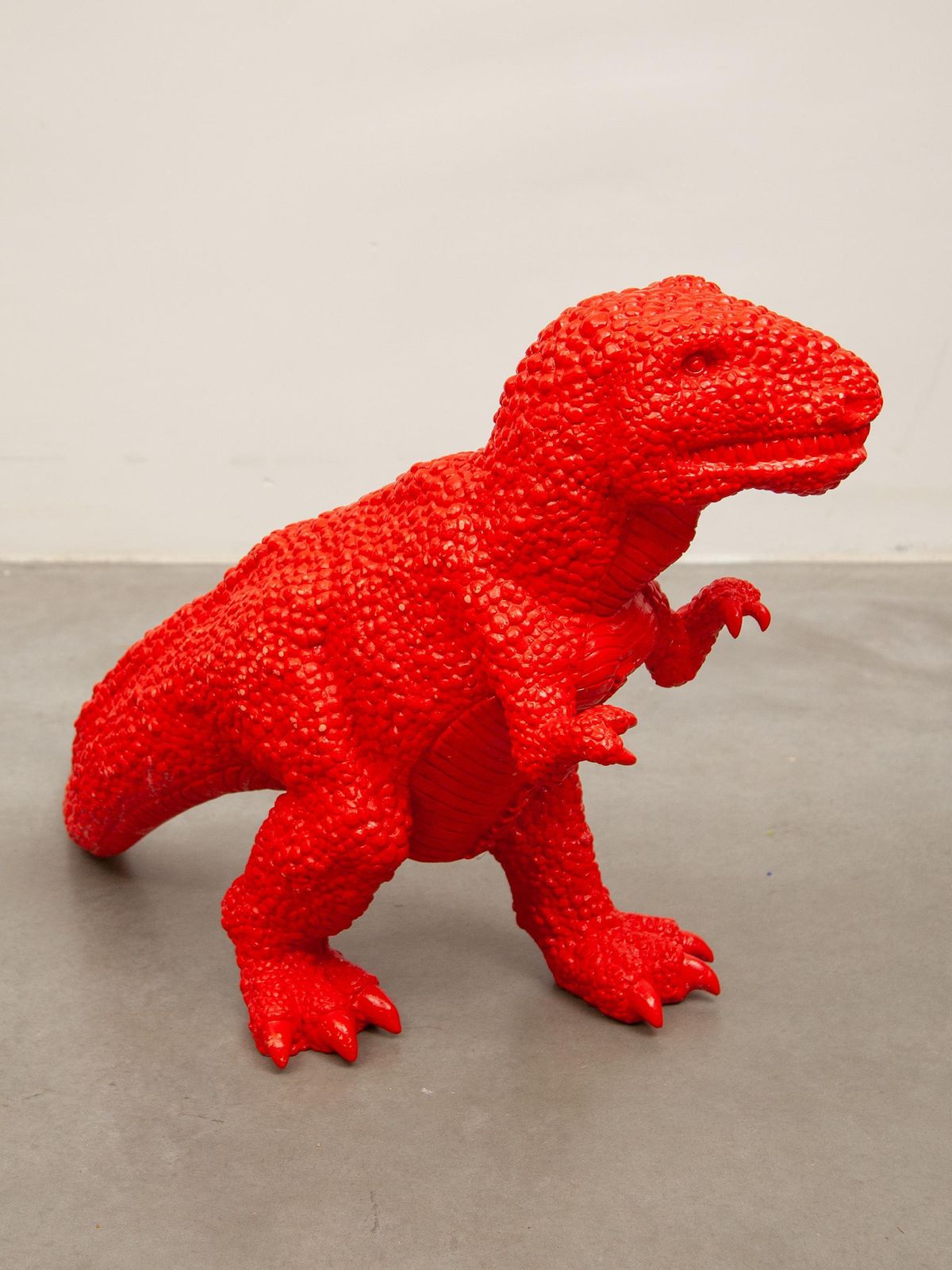 Jurassic Age Series Red Dinosaur Design By Sui Jianguo No.429/1000 Made In China photo Art