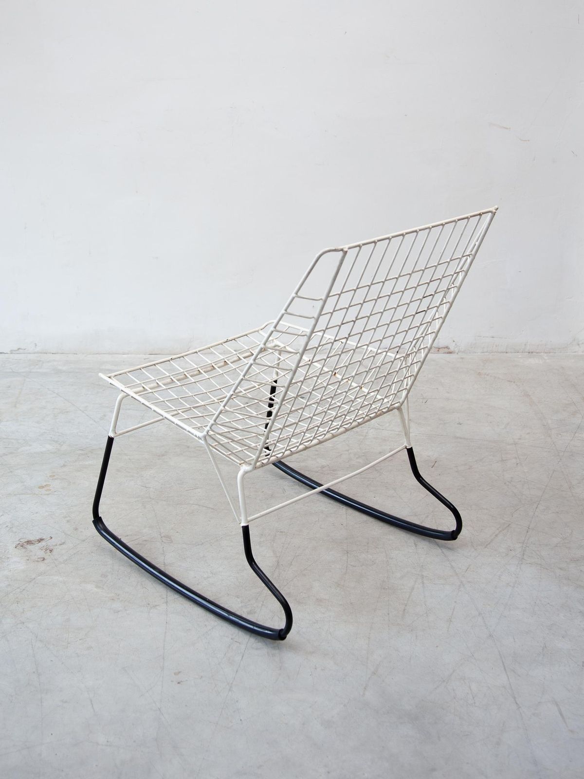 "Flamingo" Set Of Two Cees Braakman For Pastoe Rocking Chairs, 1950s photo 2554.0