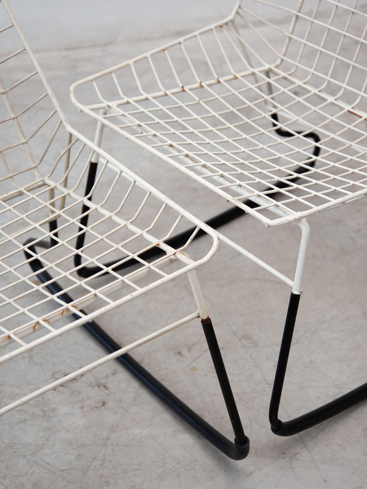 photo vinterior "Flamingo" Set Of Two Cees Braakman For Pastoe Rocking Chairs, 1950s