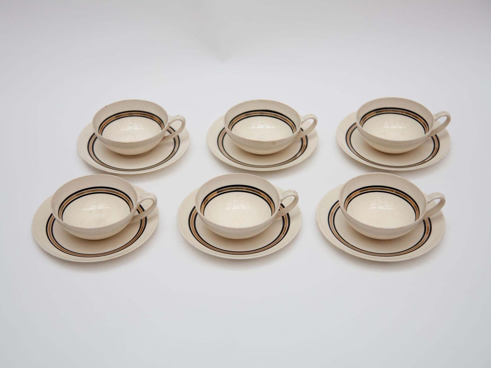 Edmond Bellefroid Tea Set By Petrus Regout Maastricht, Bauhaus, Dutch Art Deco photo 798.0