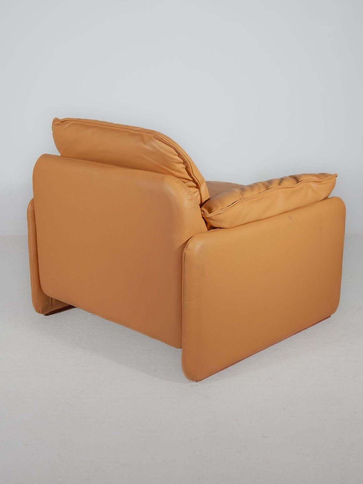6913.0 Set Of 2 Ds 61 Armchairs Camel Leather Designed By De Sede, 1970s photo