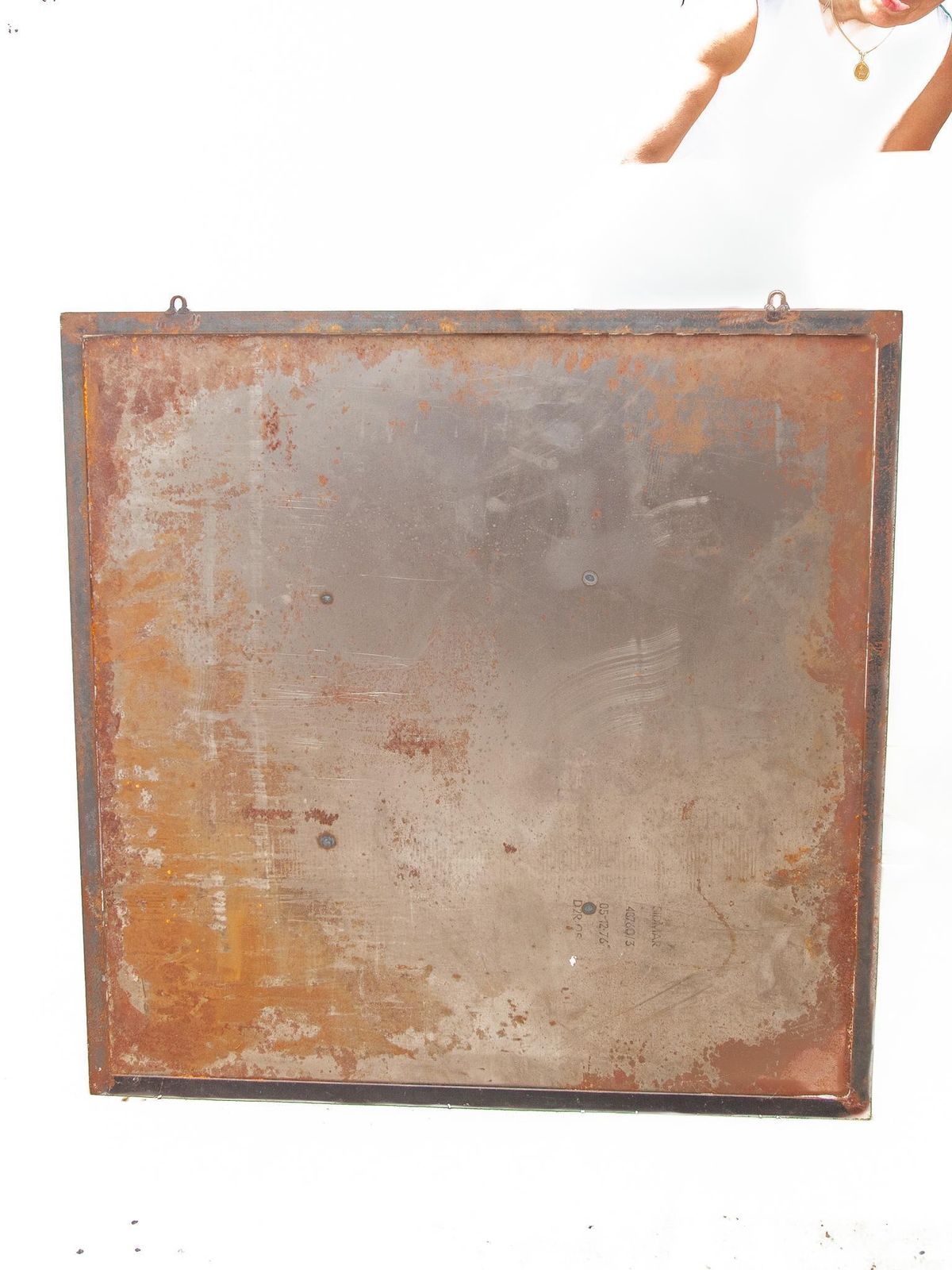 photo furniture Large Wall Mounted Brown Toned Ceramic Sculpture Women With Child, 1960s