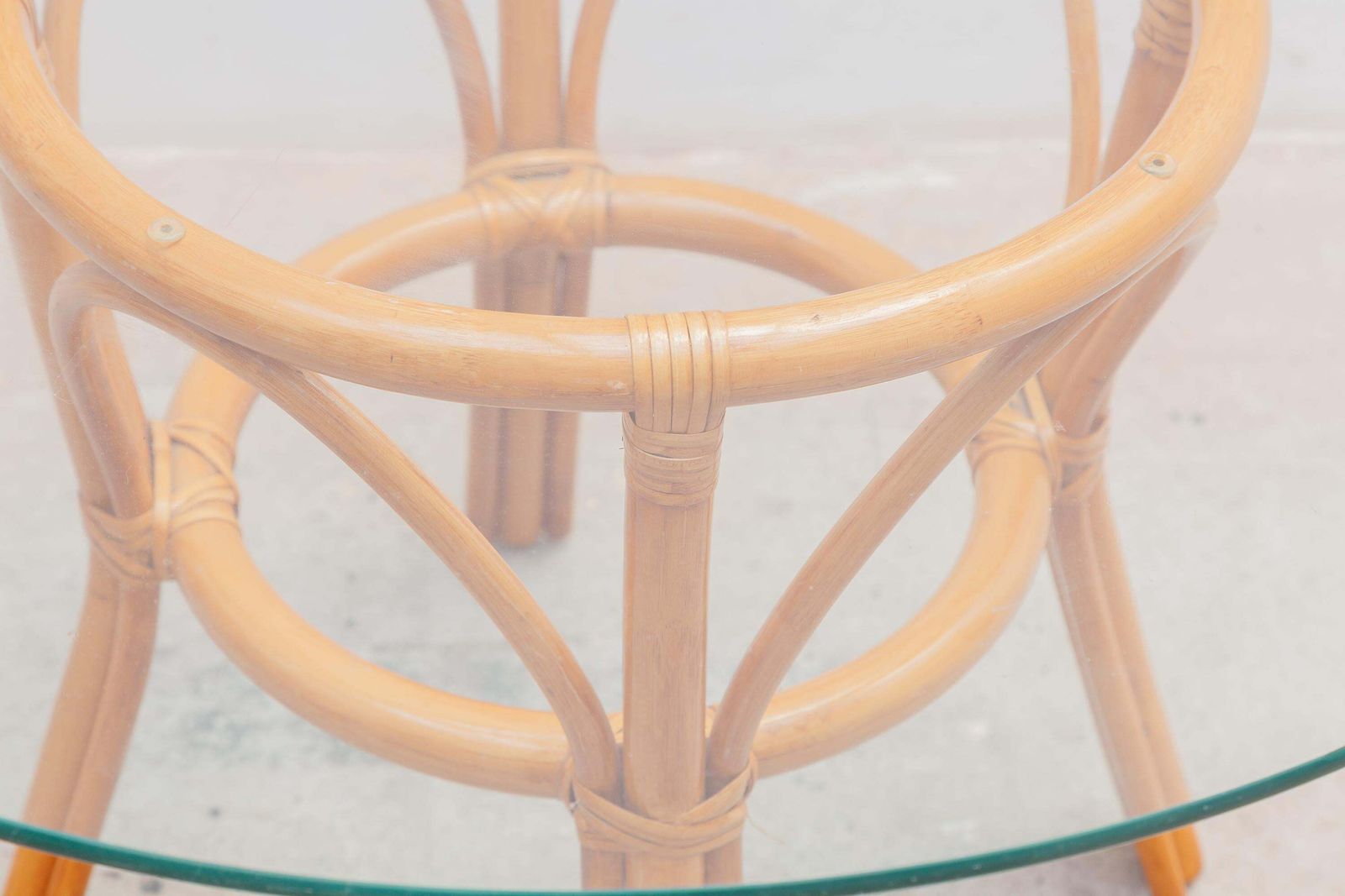photo buy Boho Bamboo Two Seater And Coffee Table 1970s, Italy