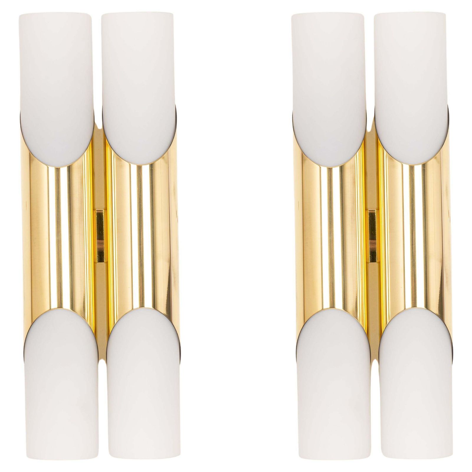 Pair Of Wall Sconces Or Wall Lights In The Style Of Raak, Germany, 1970