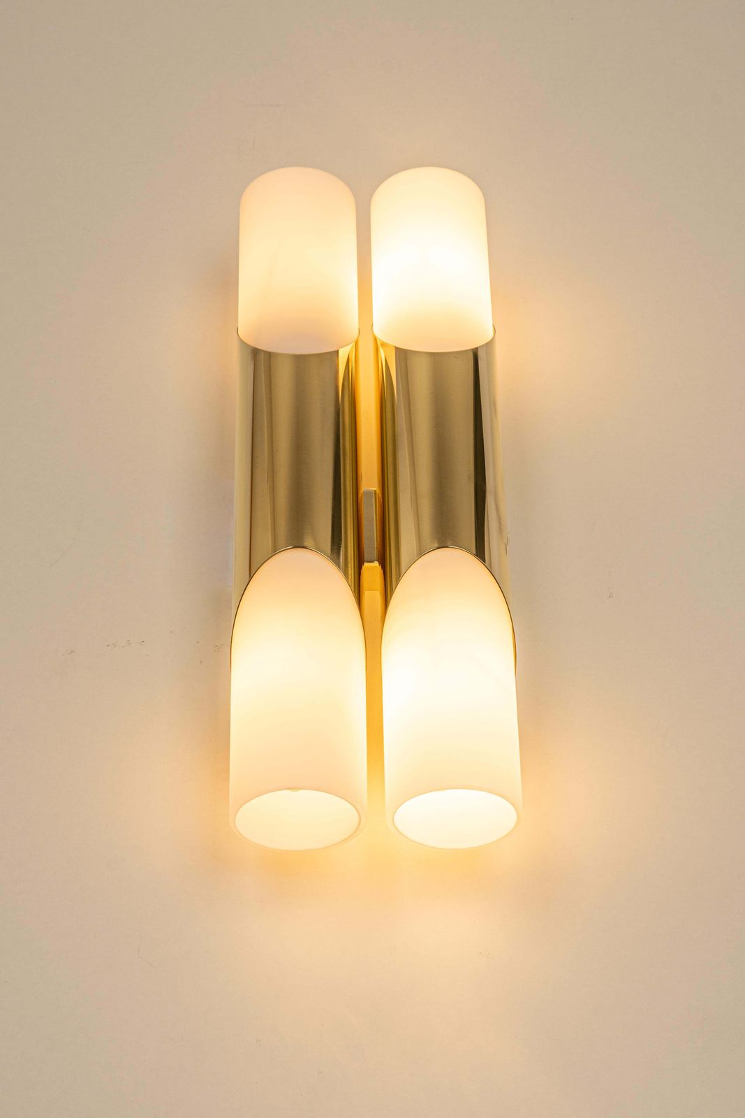 Pair Of Wall Sconces Or Wall Lights In The Style Of Raak, Germany, 1970 photo vintage