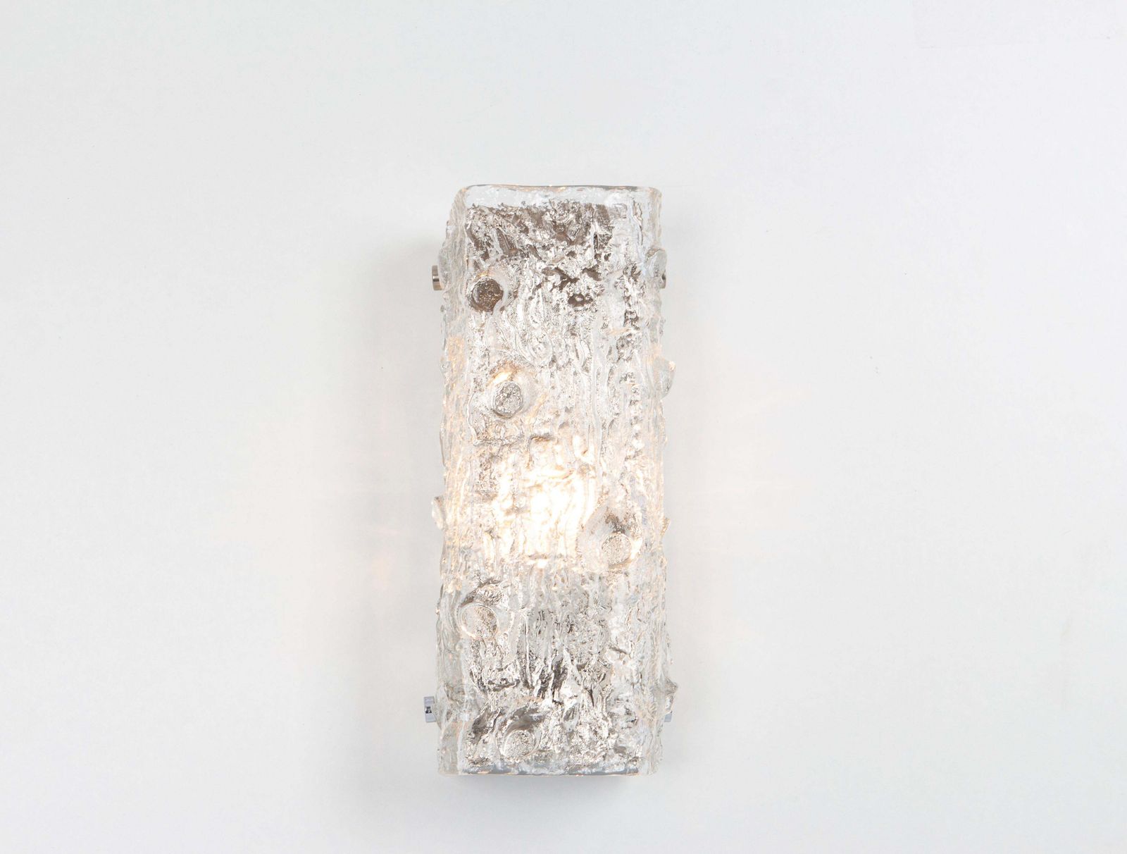 Lighting Pair Of Murano Glass Sconces In Style Of Kaiser, Germany, 1970s photo