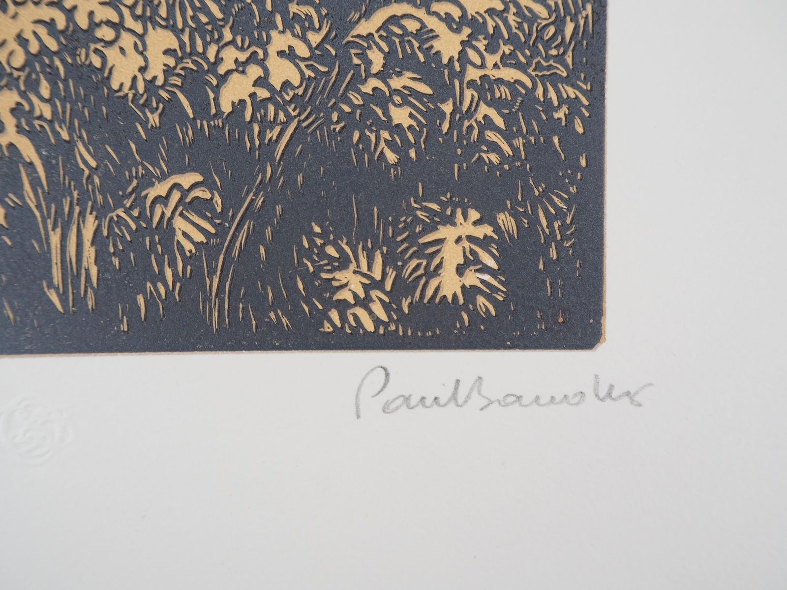 Paul Baudierthe Old House   Original Wooodcut, Handsigned & Numbered1923 photo Art