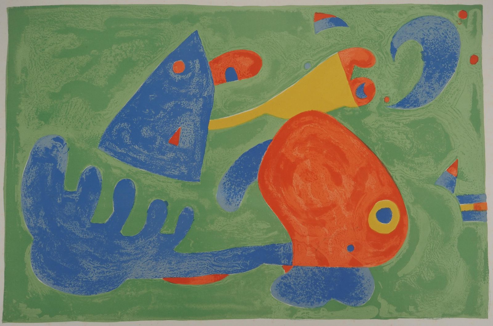 Joan Miróthe Surrealist Dream, King Ubu   Original Lithograph (Mourlot #426)1966