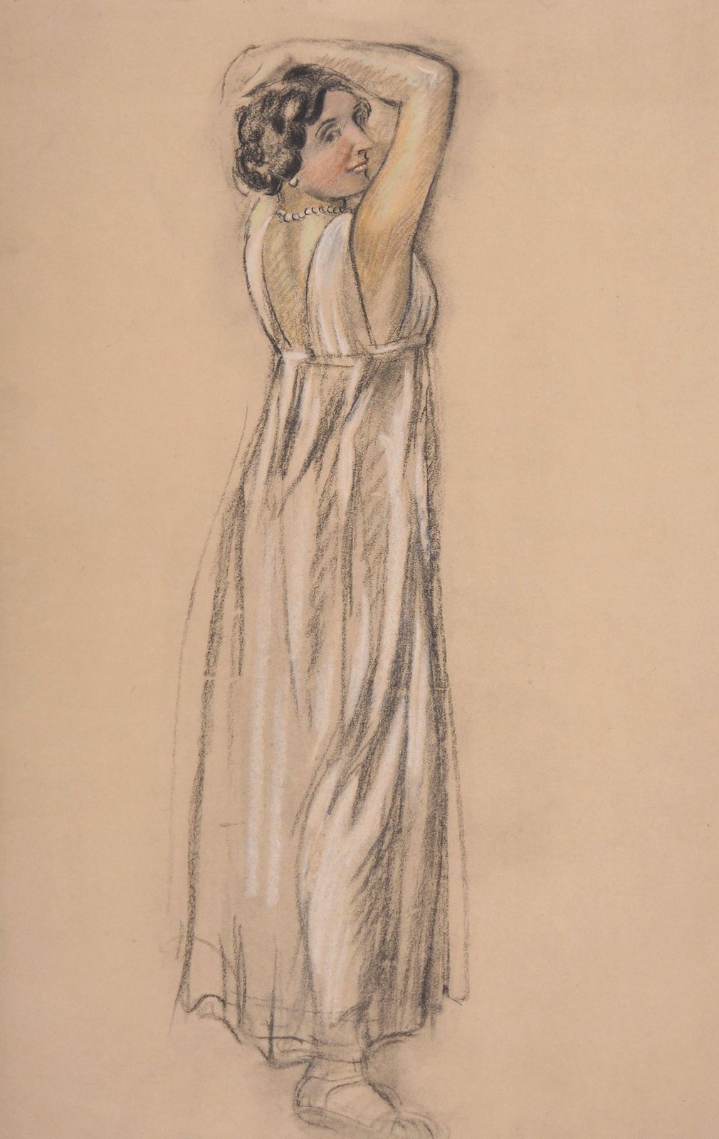 Maurice Denisyoung Woman Dressing Before Going To Prom   Original Lithograph1918