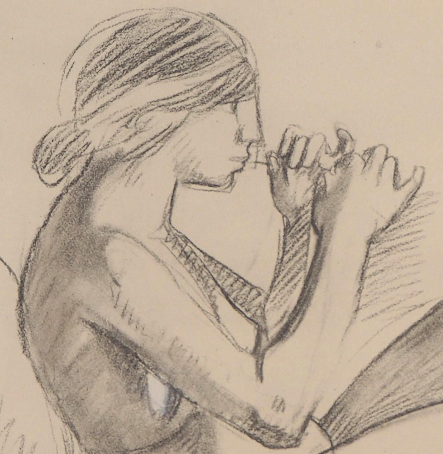 Maurice Denisstudy Of Women   Original Lithograph1918 photo Art