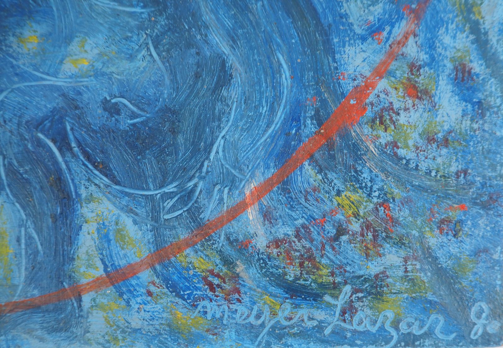 Meyer Lazarsurrealism : The Garden Of Eden   Original Oil Painting, Handsigned1980 photo buy