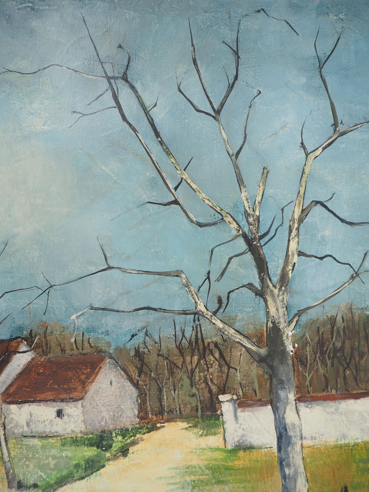 Victor Vikocountryside : The Old House   Original Oil On Canvas, Handsigned photo 515.0