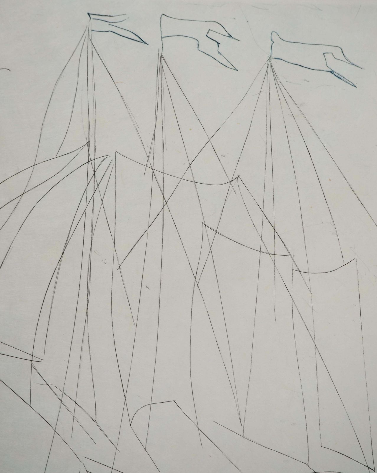 Salvador Dalí­Sailboat : Iseult's Arrival   Original Etching Handsigned (Field #70 10 G)1970 photo 1287.0