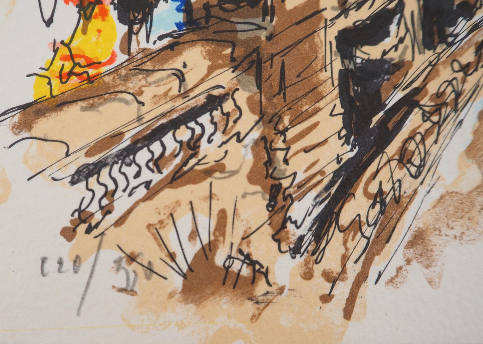 Urbain Huchetparis : Alexandre III Bridge   Original Lithograph Handsigned And Numbered1980 photo 103.0