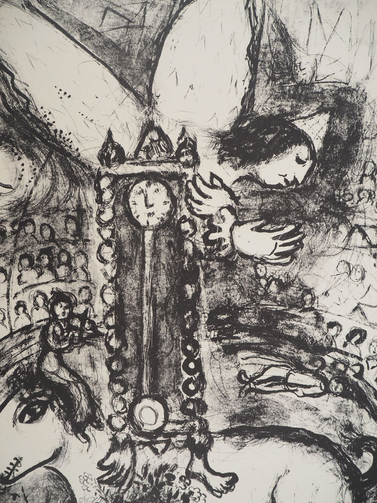 Marc Chagallthe Circus : A Breathtaking Spectacle   Original Lithograph (Mourlot #514)1967 photo furniture