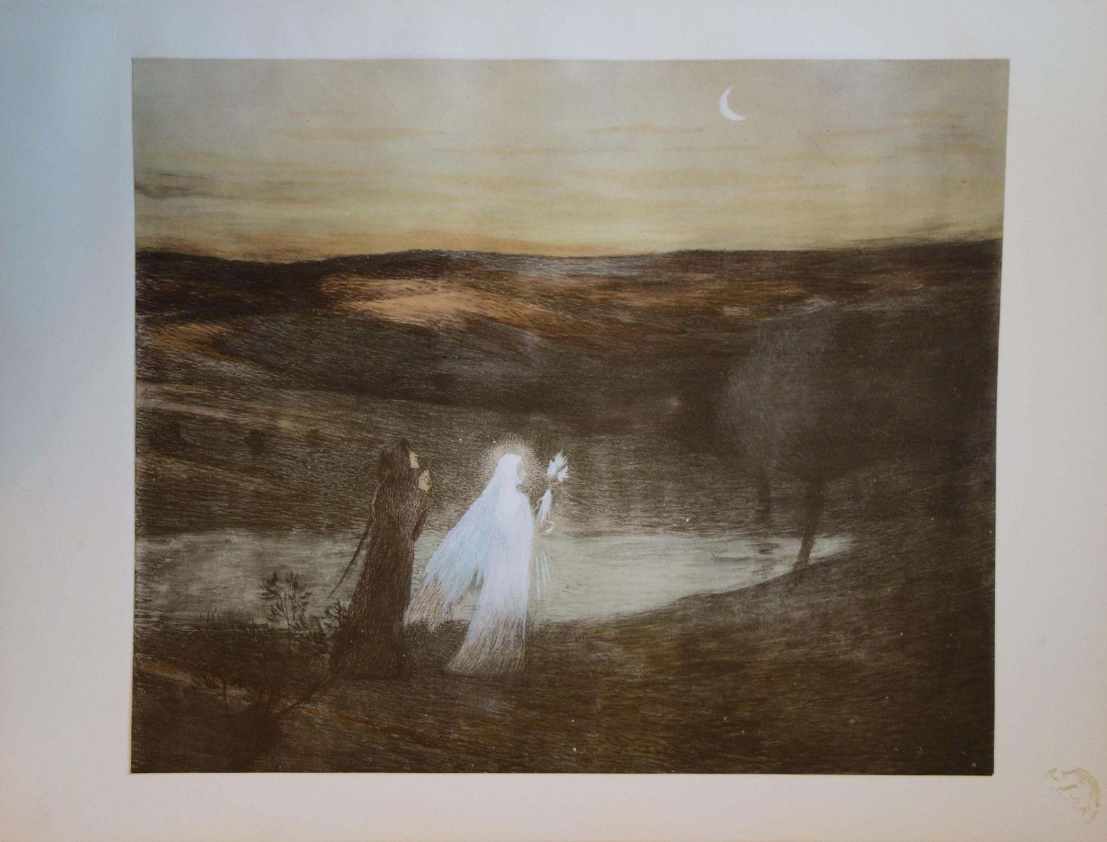 Henri Martindivine Comedy : Dante And Beatrice   Original Lithograph, 18981898 photo furniture
