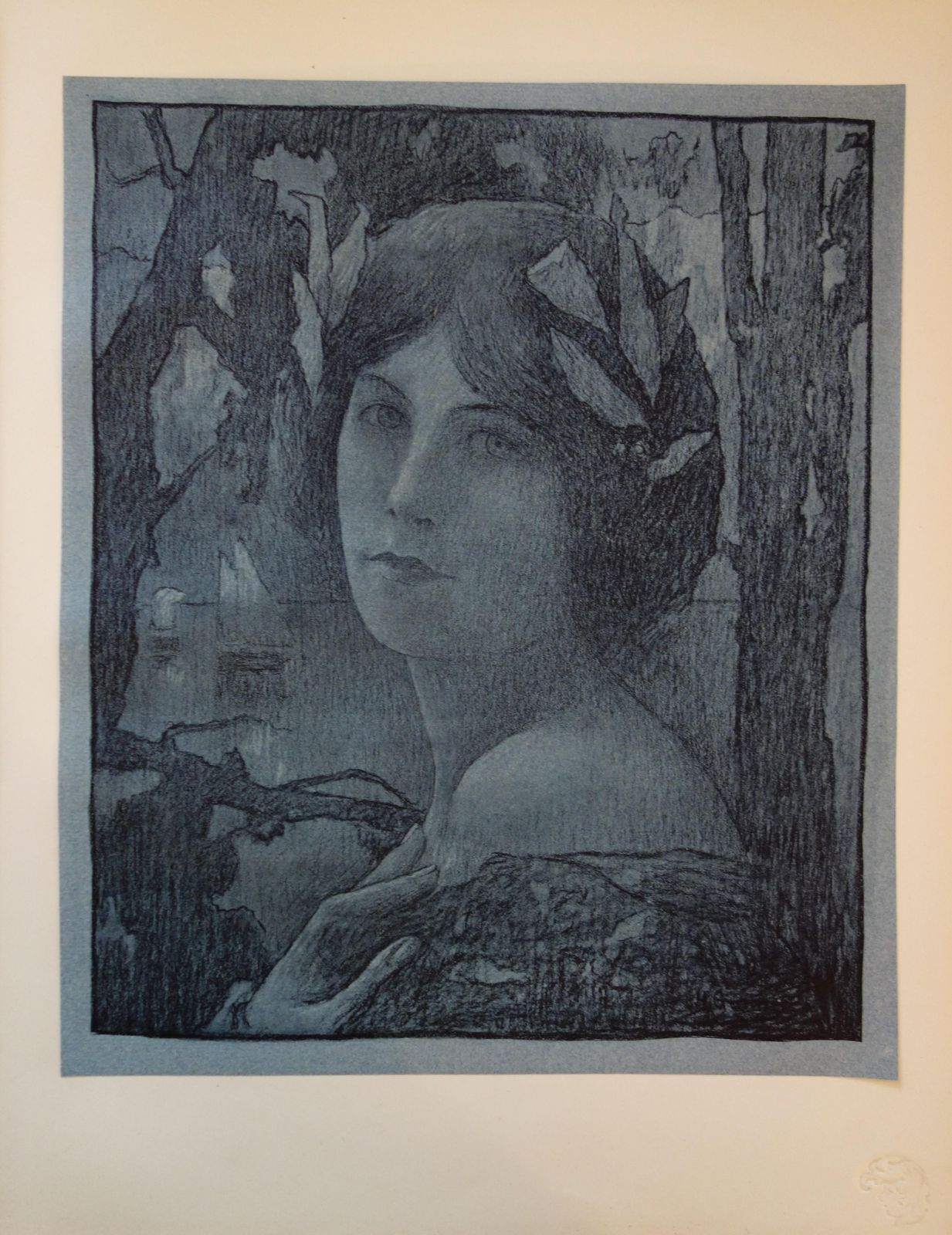 Henri Guinierart Nouveau : Beauty Of The Sea   Original Lithograph   18981898 photo furniture