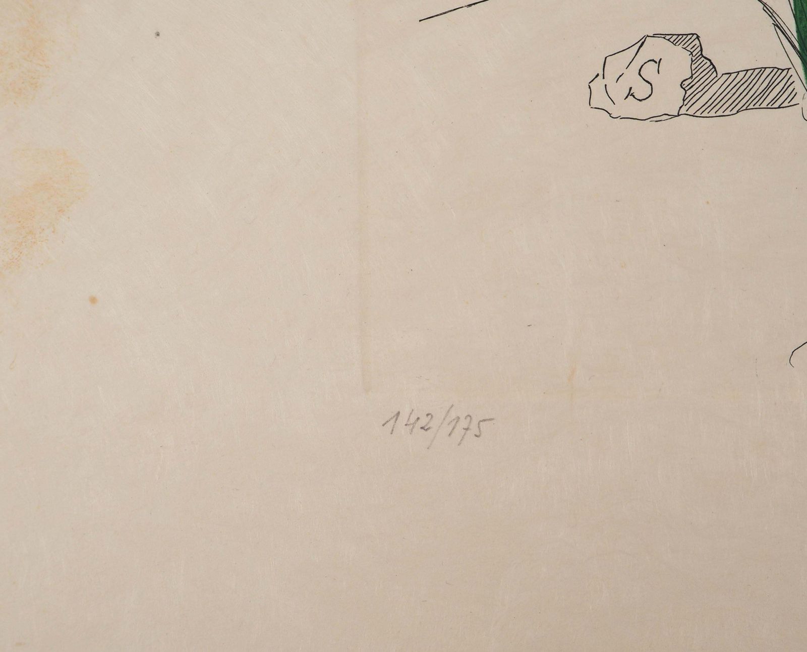 Salvador Dalí­Flordali : Surreal Tree, Fingers & Lips   Original Signed Etching (Field #68 3i)1969 photo buy