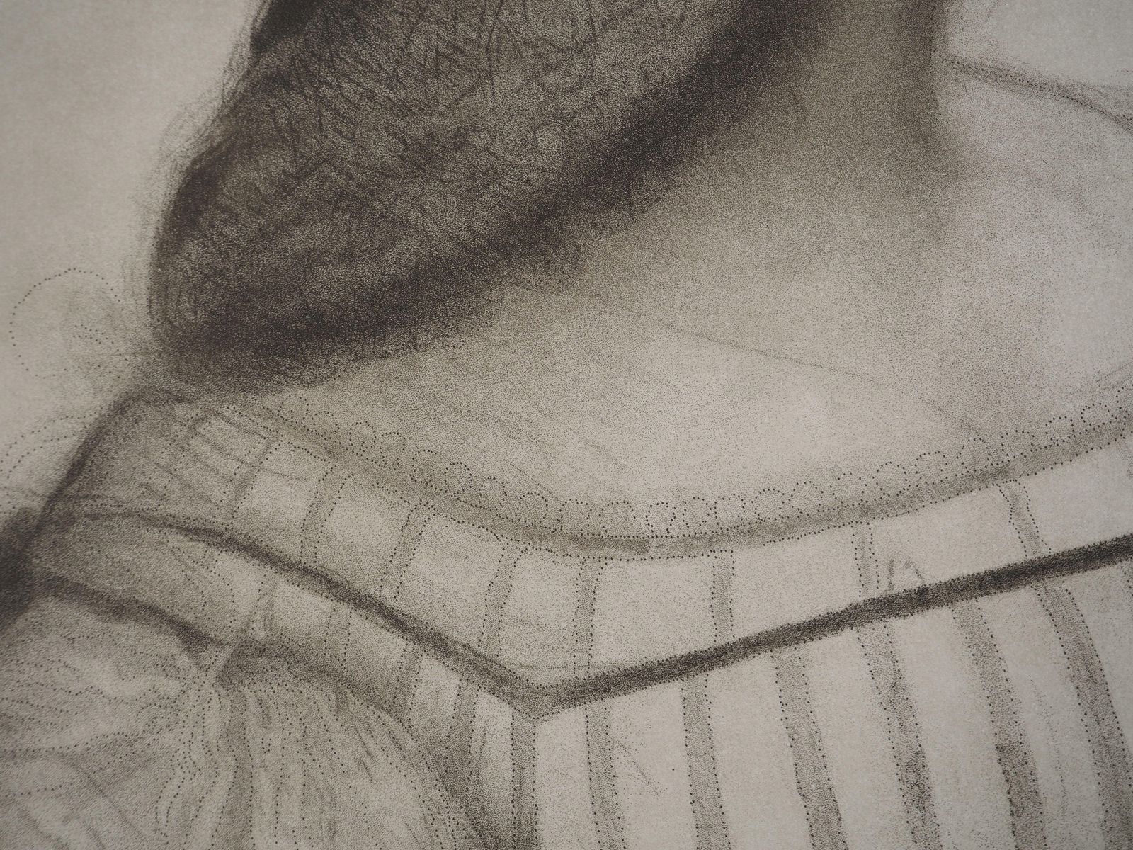 Portrait Of Isabella D'este   Etching From Louvre Museum photo 515.0