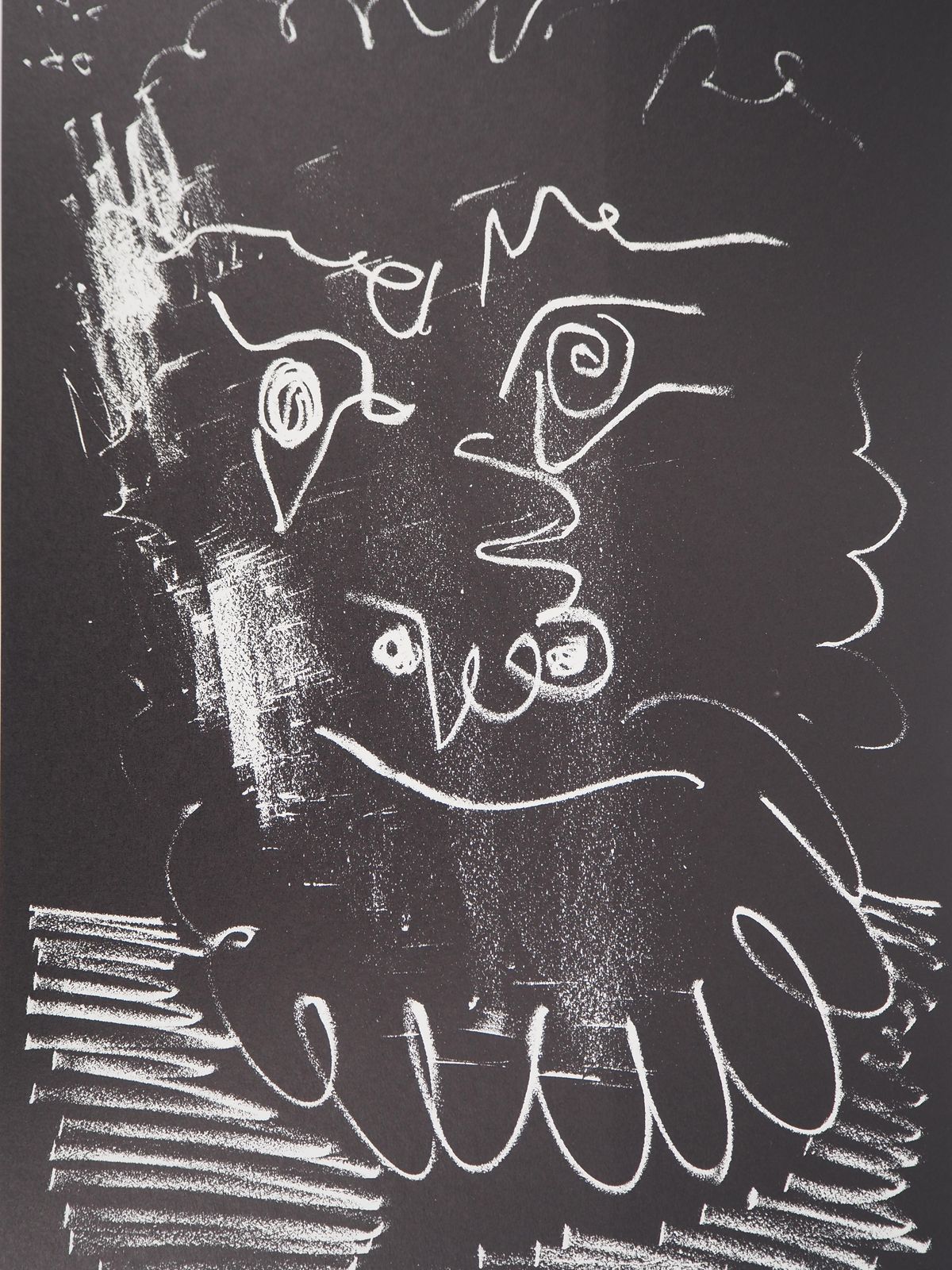 Pablo Picassoman With A Beard   Lithograph   Printed Signature1966 photo 1029.0