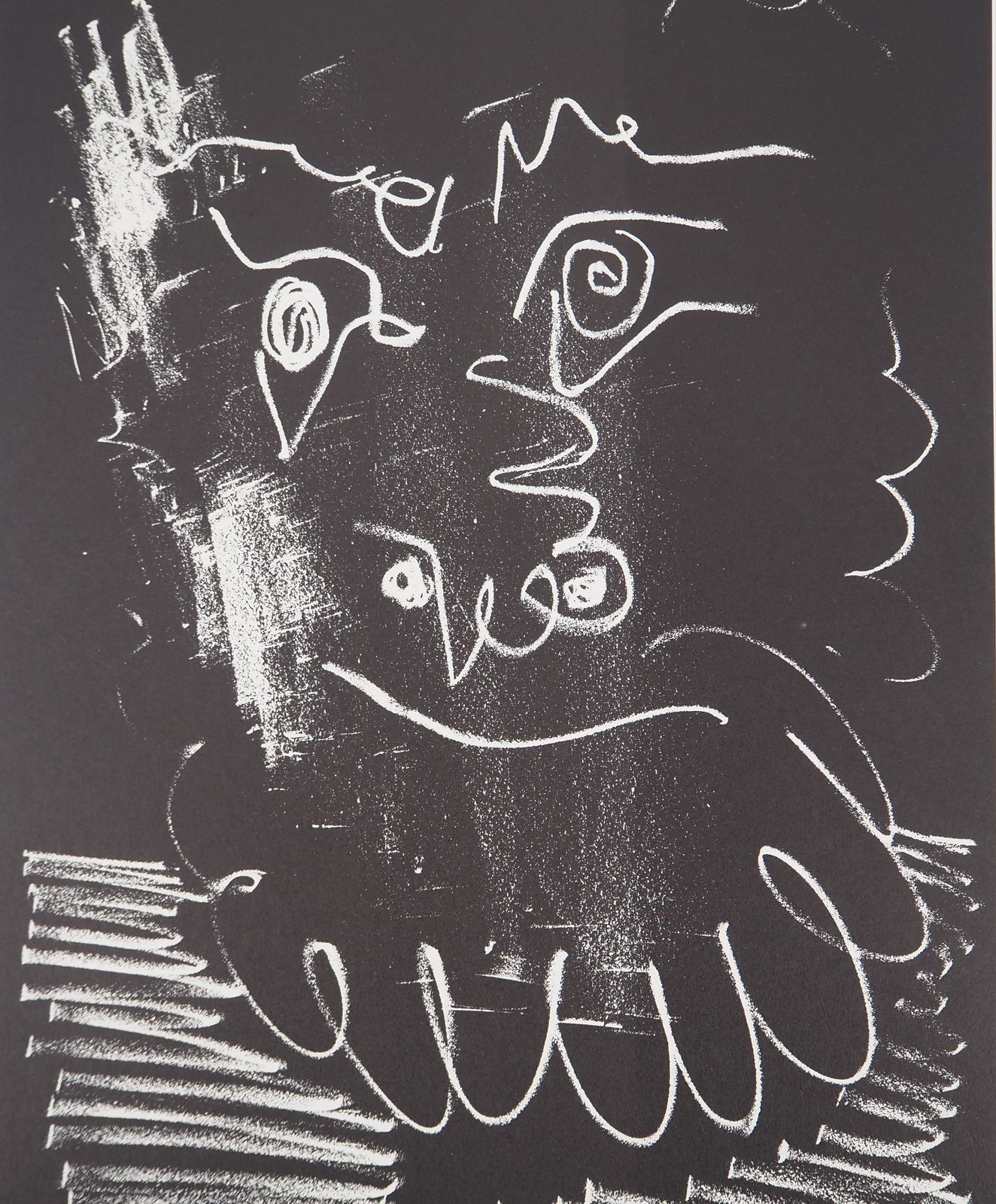 Pablo Picassoman With A Beard   Lithograph   Printed Signature1966 photo buy