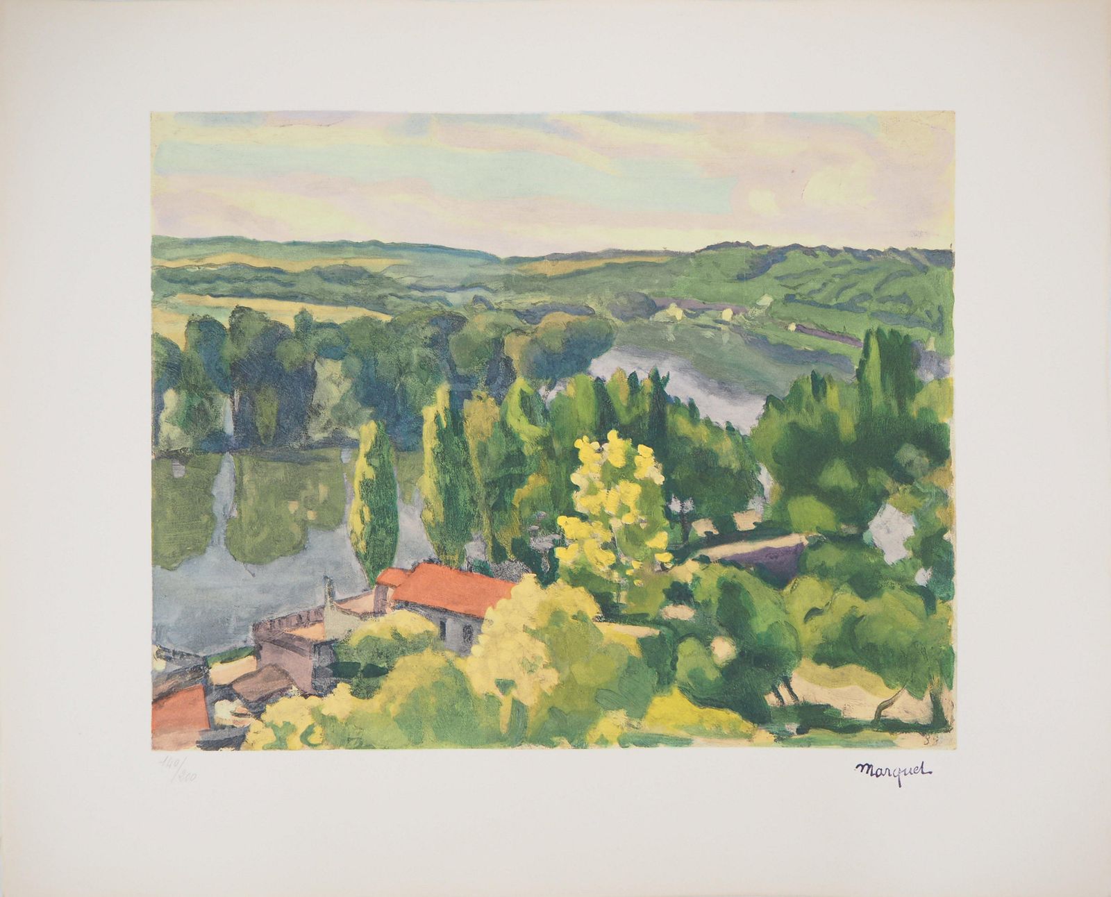 Albert Marquetnormandy : La Frette Sur Seine   Lithograph, Ltd /200
