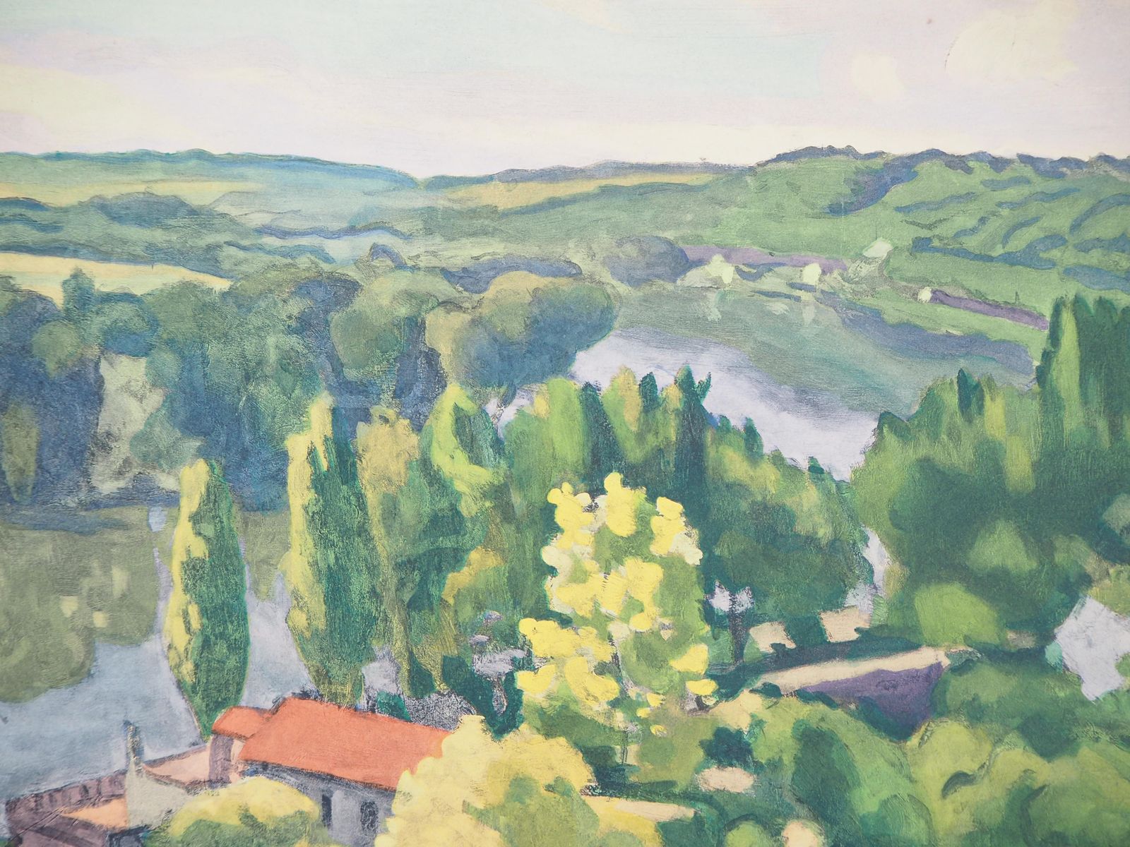 Albert Marquetnormandy : La Frette Sur Seine   Lithograph, Ltd /200 photo Art