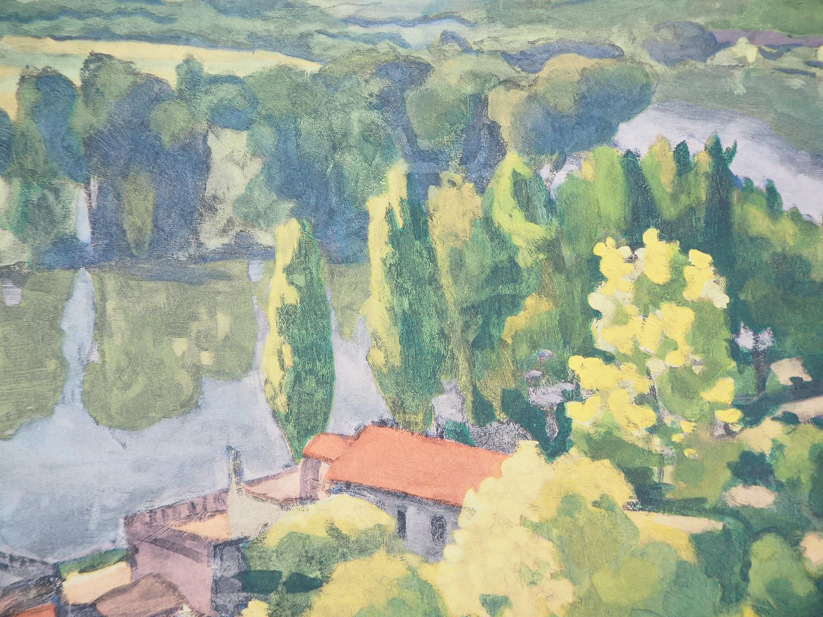 Albert Marquetnormandy : La Frette Sur Seine   Lithograph, Ltd /200 photo 515.0