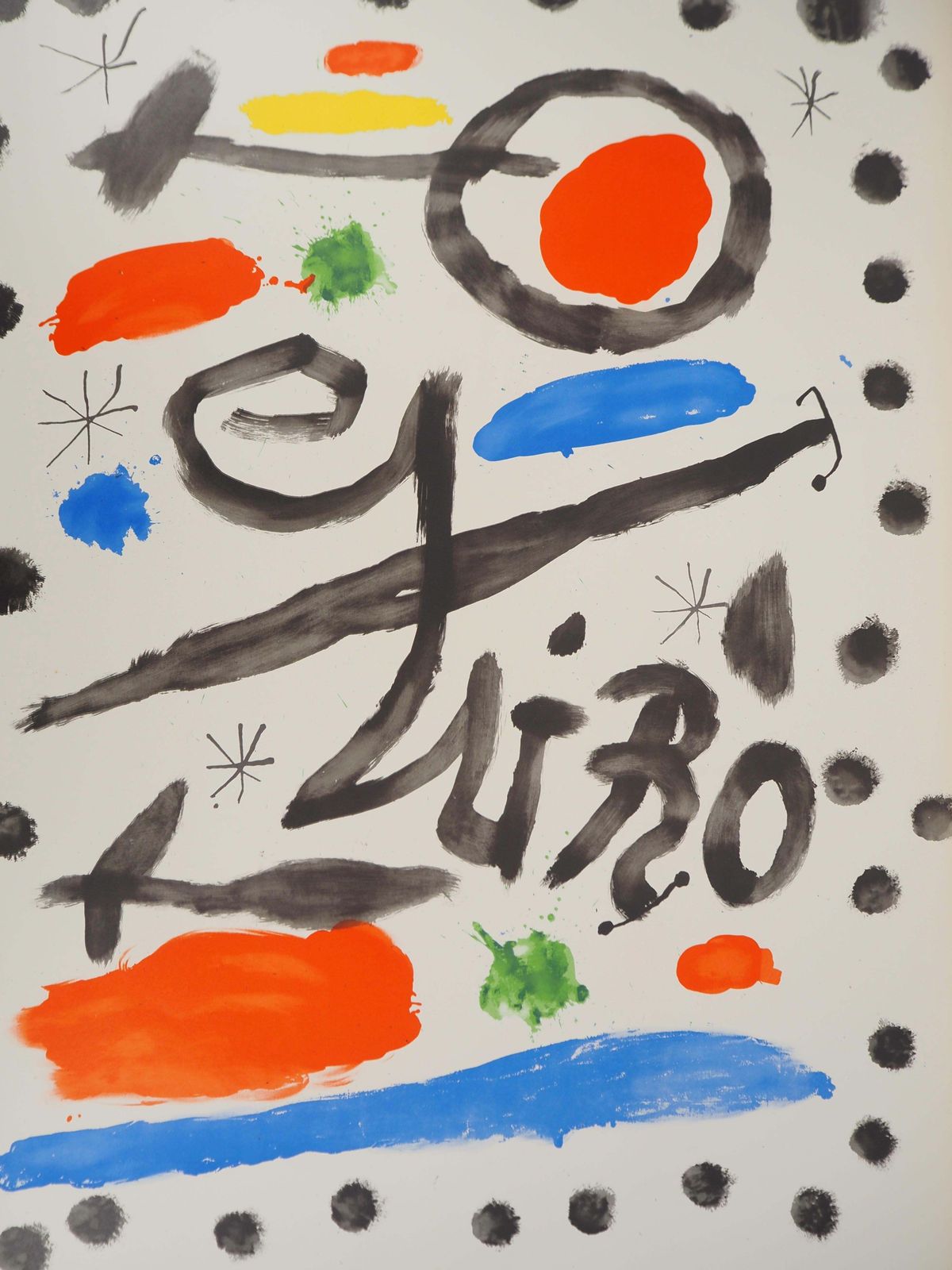 Joan Mirósurrealist Composition   Original Lithograph (Mourlot #355)1964 photo vinterior
