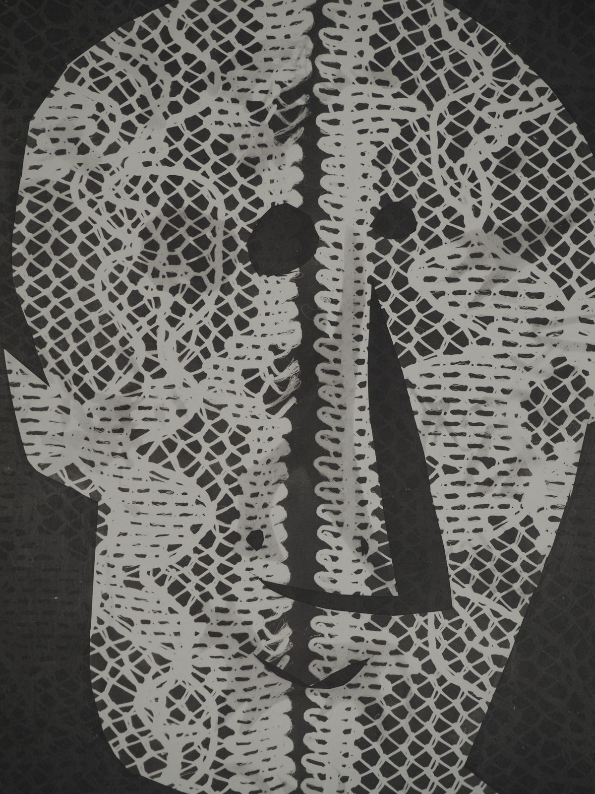 Pablo Picassodiurnes:  Man And A Piece Of Lace   Original Collotype And Stencil (Cramer #115)1962 photo furniture