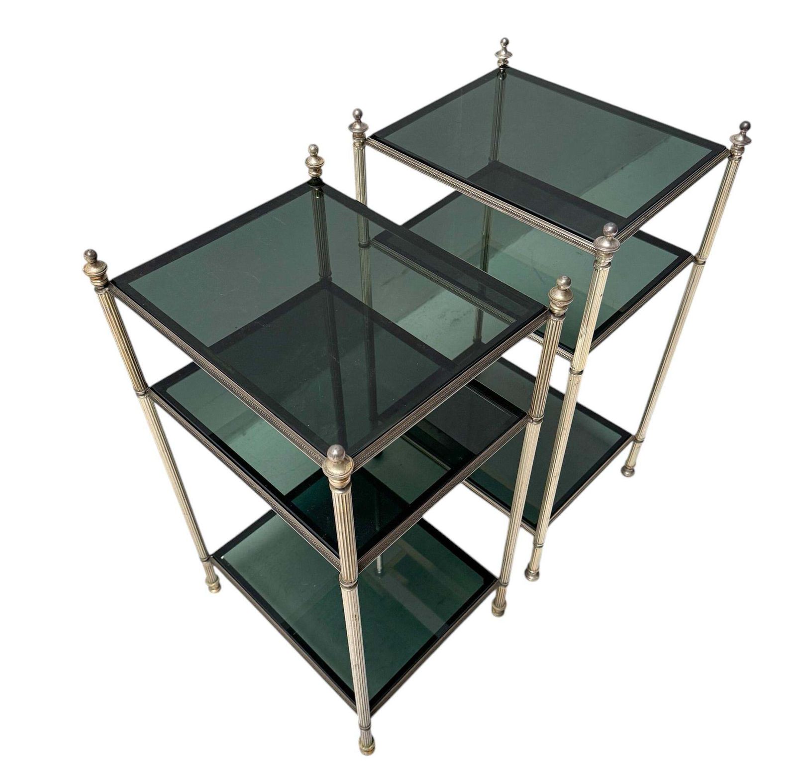 Hollywood Regency Pair Of Side Tables By Maison Jansen, 1940s photo buy