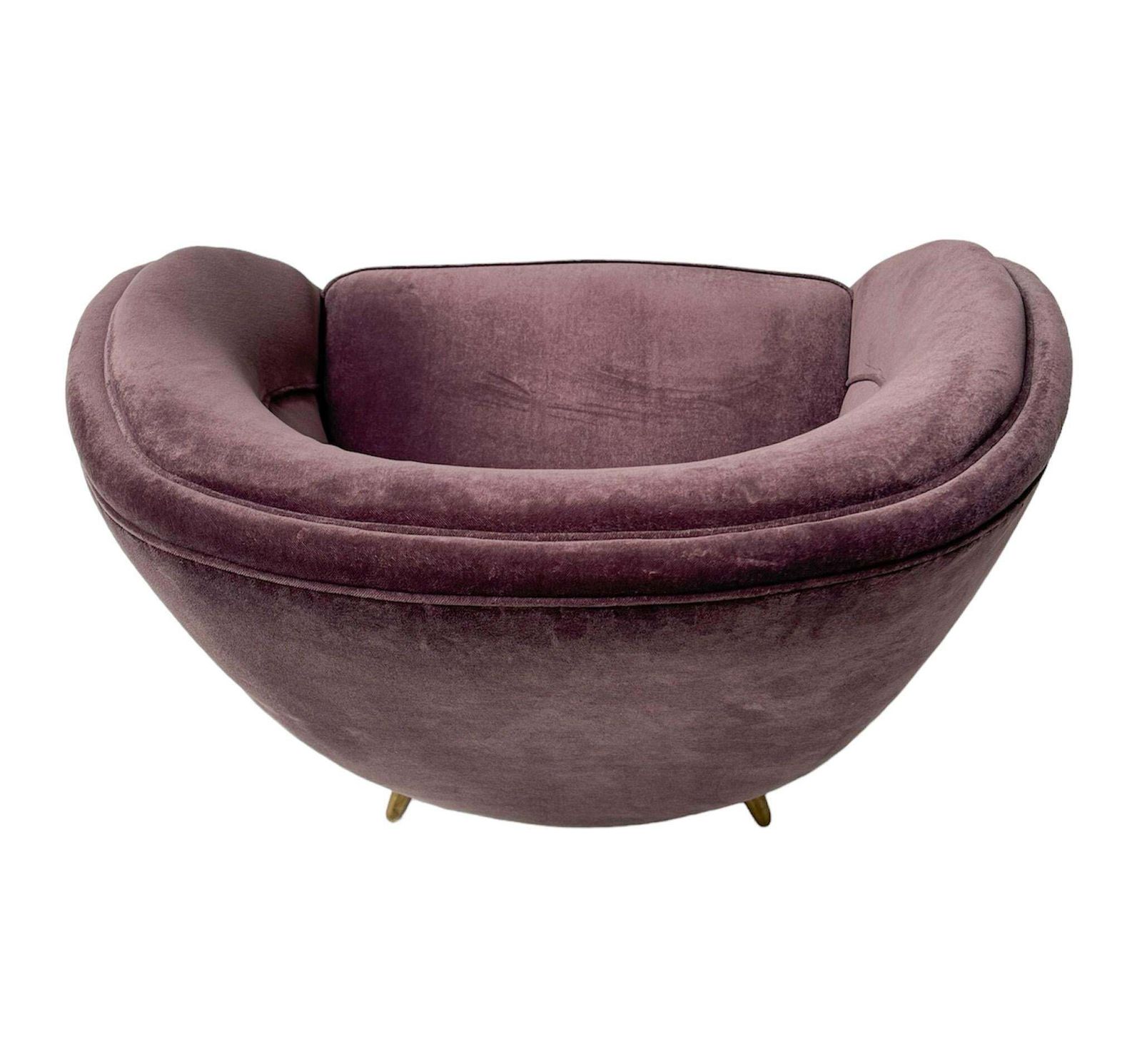 Mid Century Modern Lounge Chair By Guglielmo Veronesi For Isa Bergamo, 1950s photo vinterior