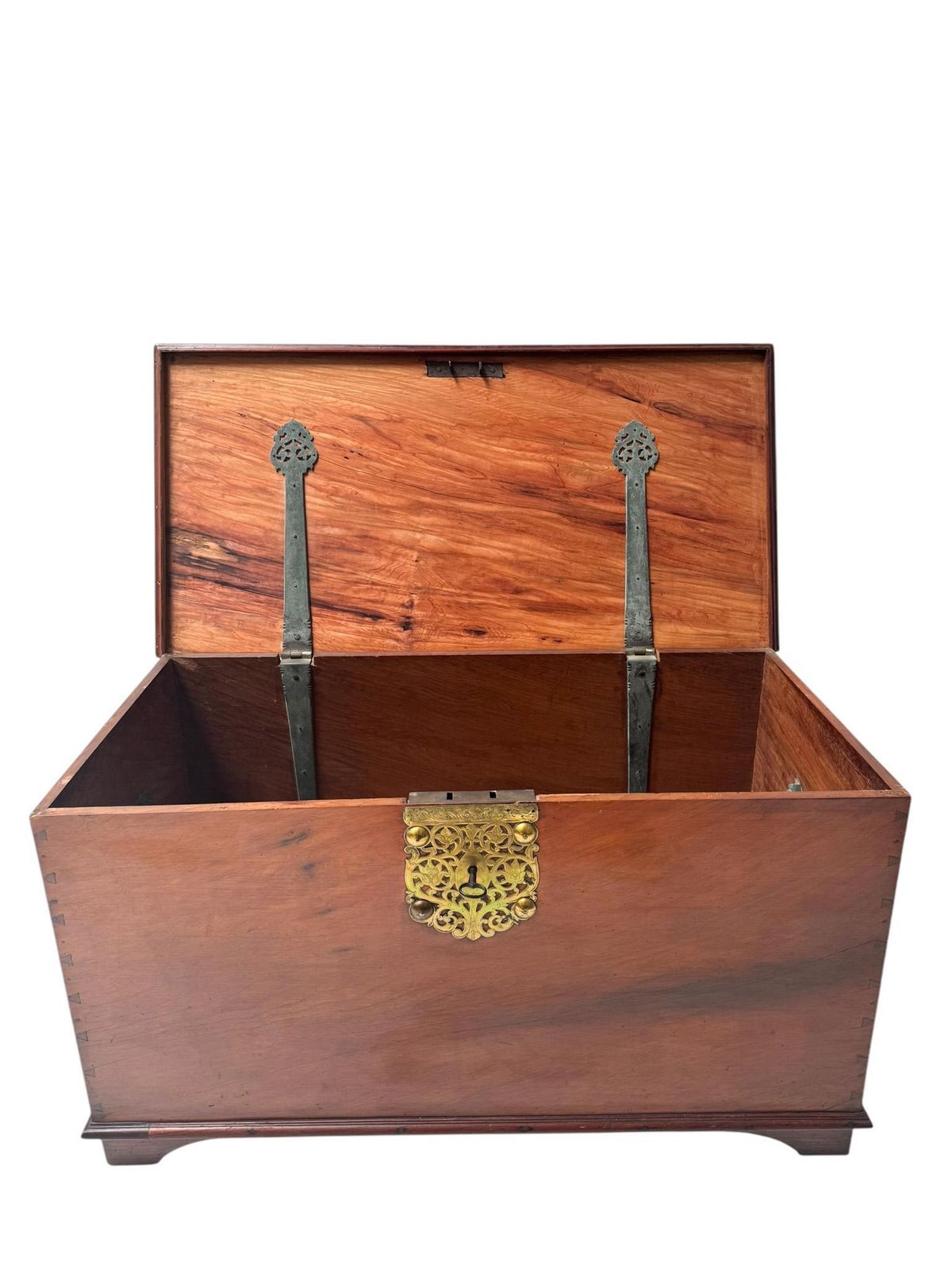 18th Century Dutch Colonial Voc Coffer Or Chest photo 3389.0