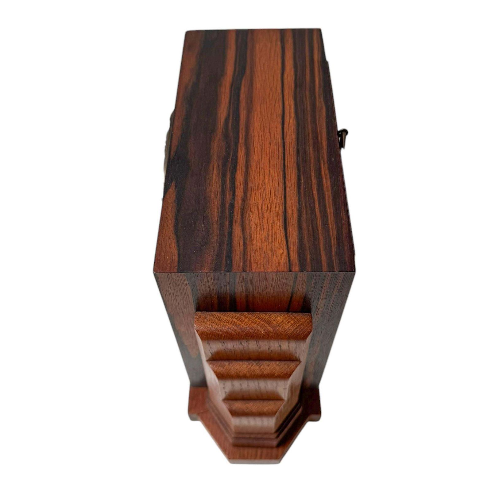 Art Deco Amsterdamse School Mantel Clock By Mundiklok, 1920s photo vinterior