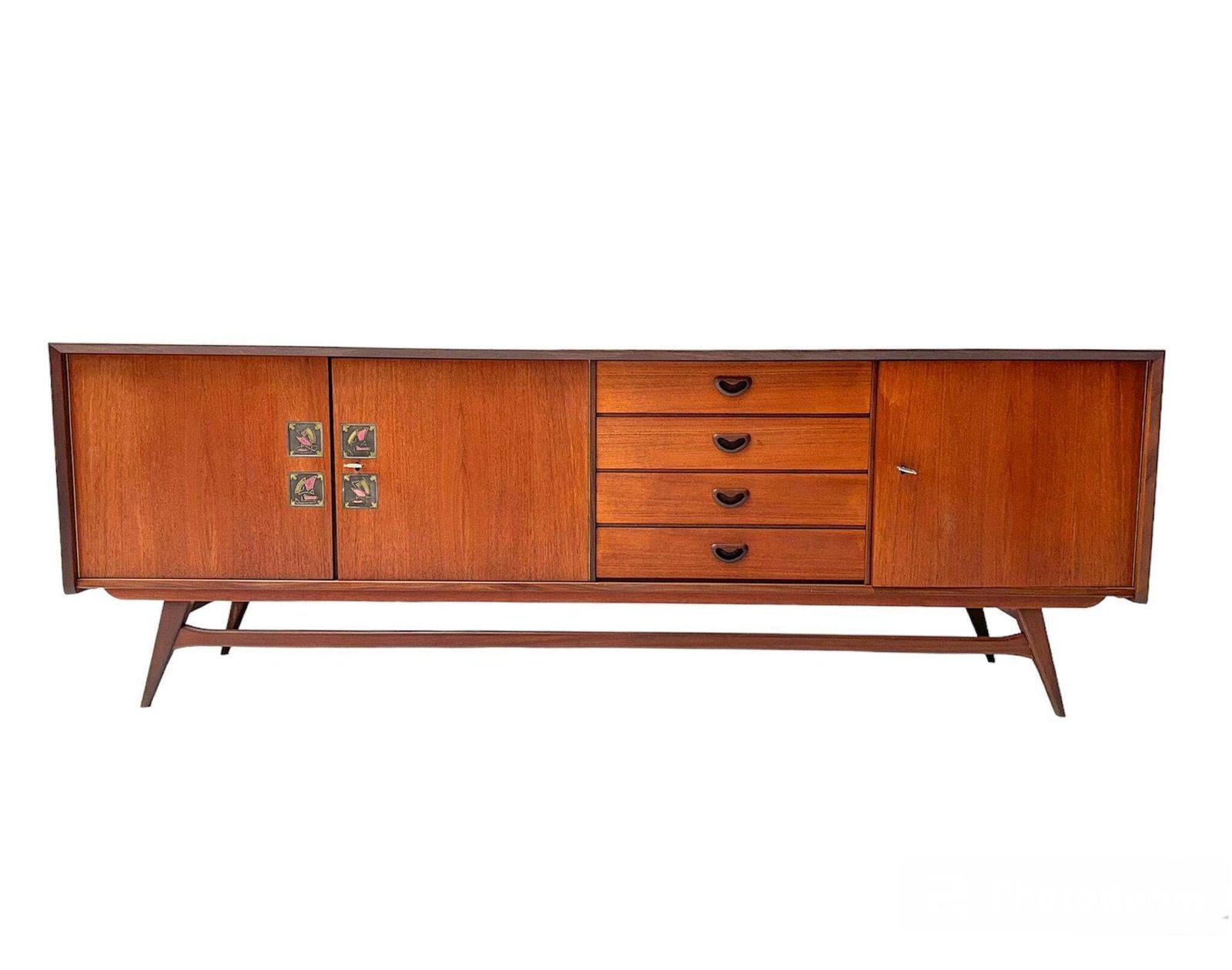 Mid Century Modern Credenza Or Sideboard By Louis Van Teeffelen For Wébé, 1960s photo for sale